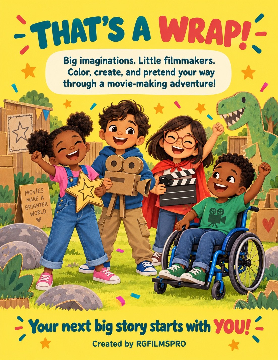 Little Filmmakers - Adventure Coloring Book Series