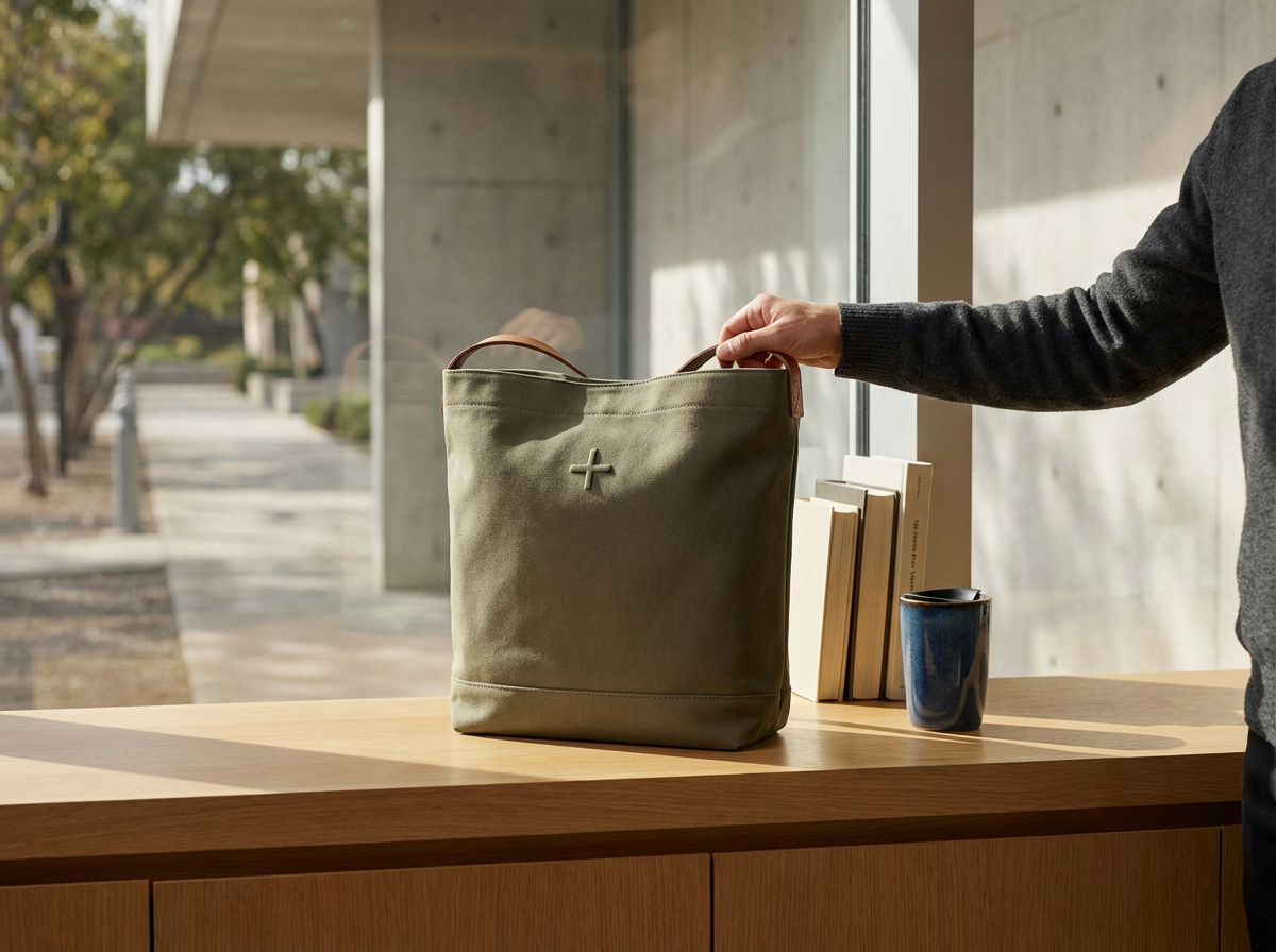 Canvas Ministry Tote