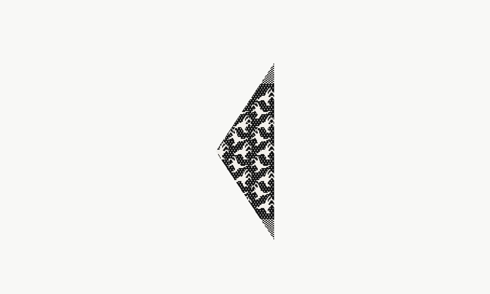 Same full hand-motif scarf graphic with reversed colours, not a knitted sample