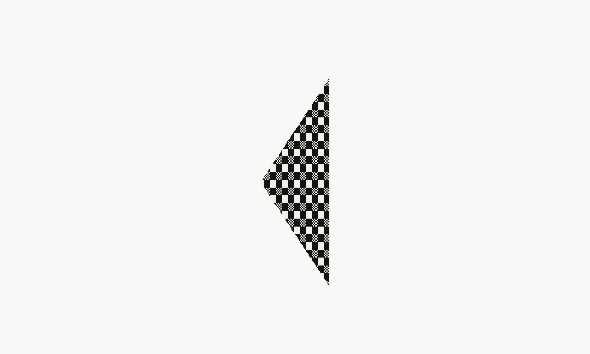 Harlequin Checkmate slider graphic preview; not a knitted sample