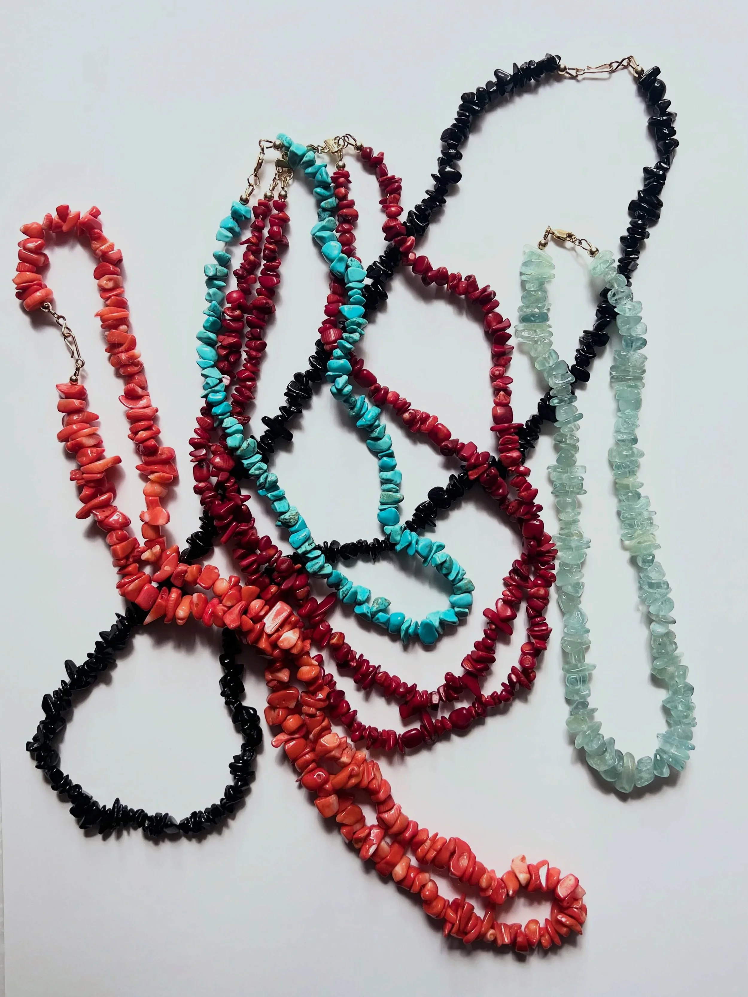 -The perfect summer beads 👌🏻
-Black, red &amp; turquoise coming soon 🖤❤️🩵

Jewellery - jewelry - handmade - fashion - necklace - bracelet - anklet - glasses chain - beaded glasses chain - sunglasses chain - design - designer - small business - be