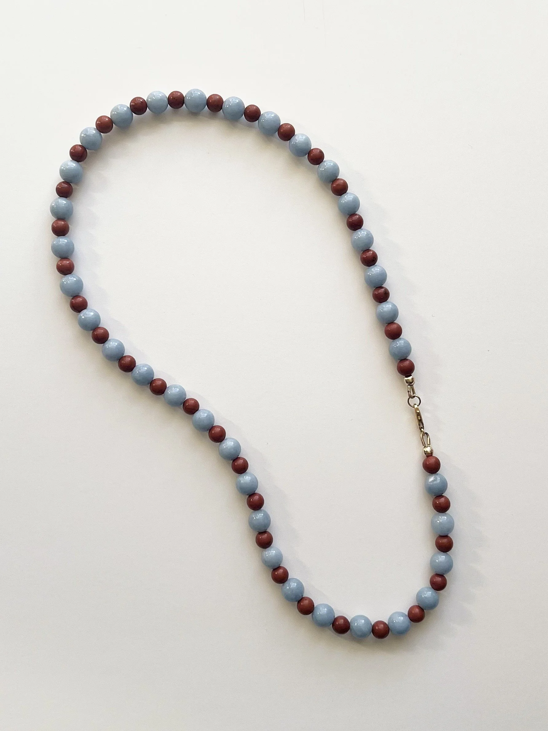 Blue Angelite & Red Carnelian Necklace2.jpg