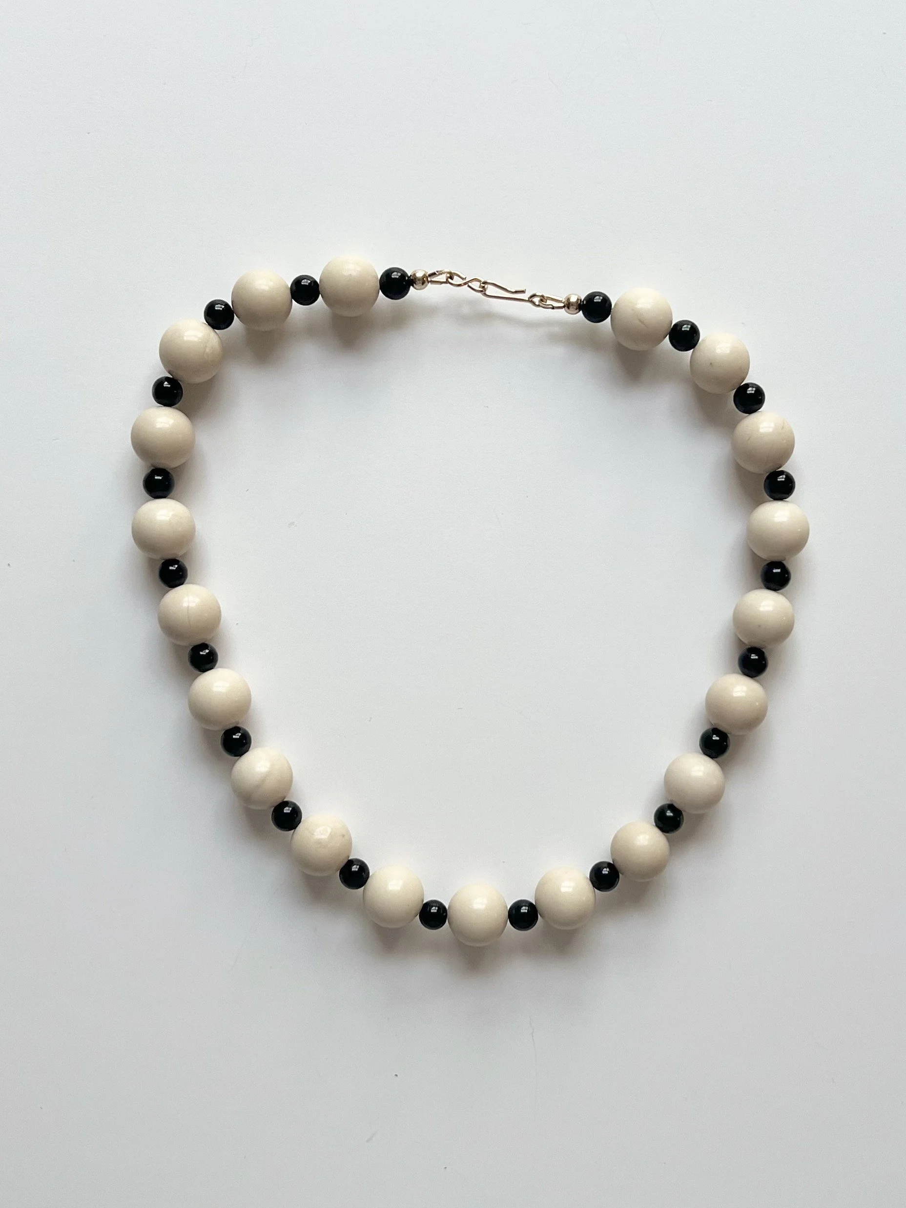 Ivory Jade & Onyx Mix Necklace1.jpg