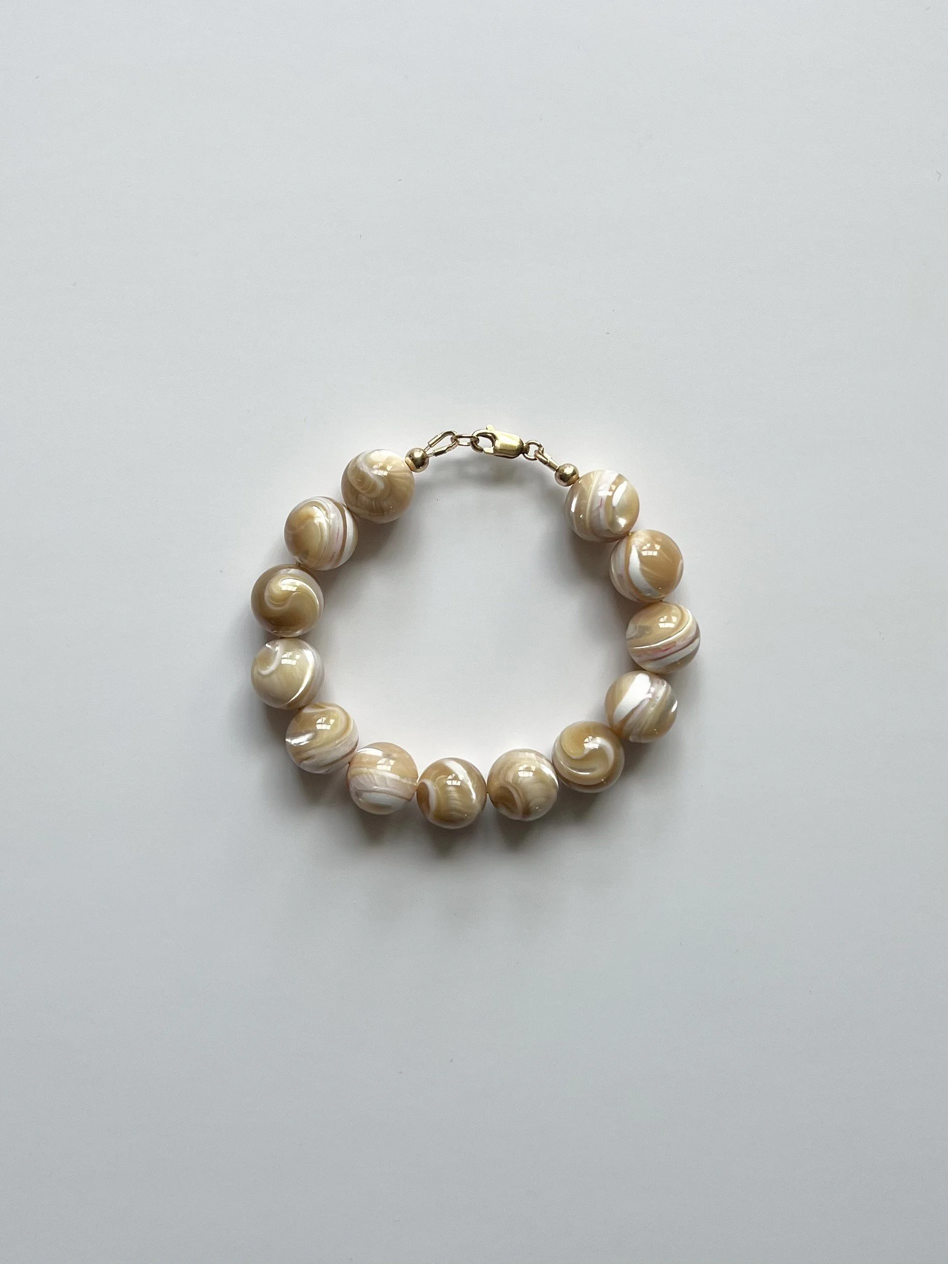 Caramel Mother Of Pearl Bracelet1.jpg