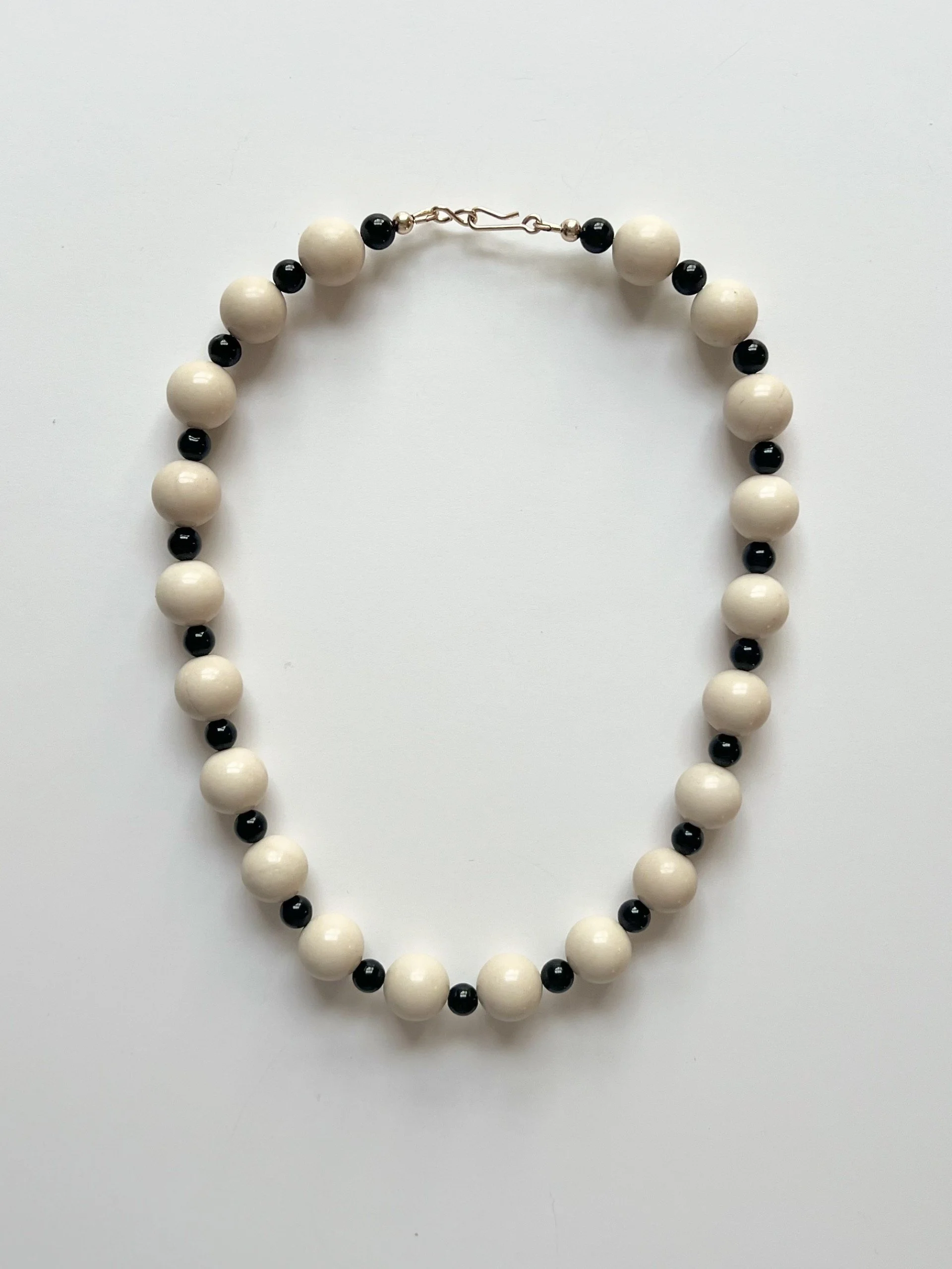 Ivory Jade & Onyx Mix Necklace4.jpg