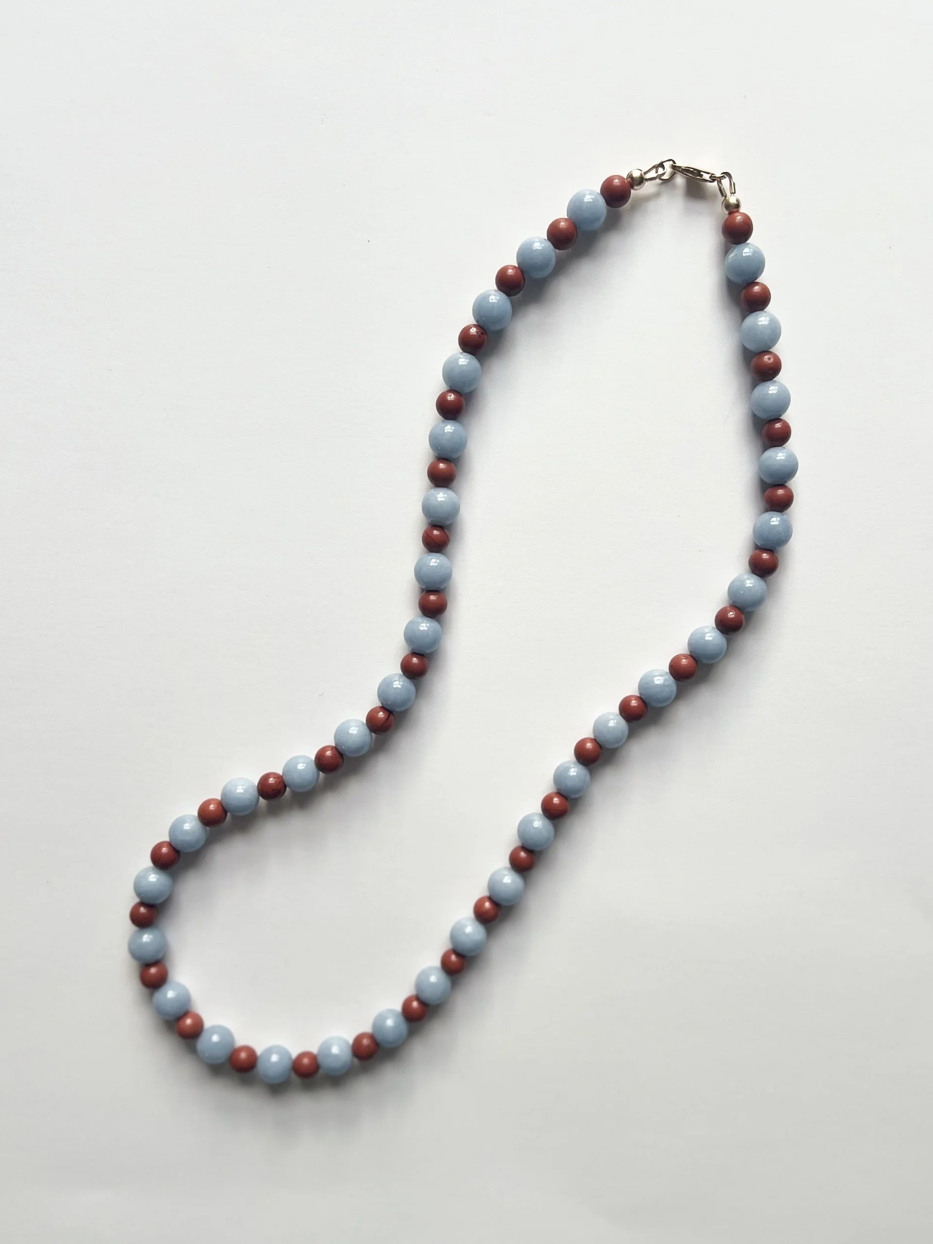 Blue Angelite & Red Carnelian Necklace5.jpg