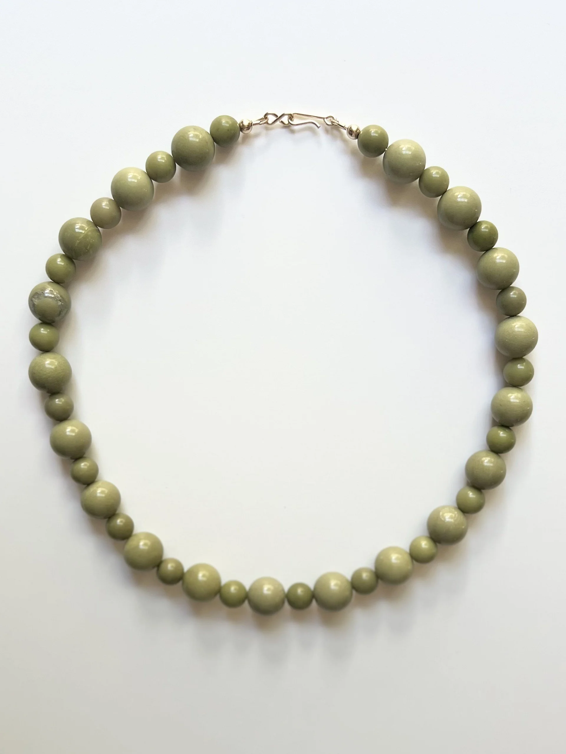 Avocado Jasper Mix Necklace4.jpg