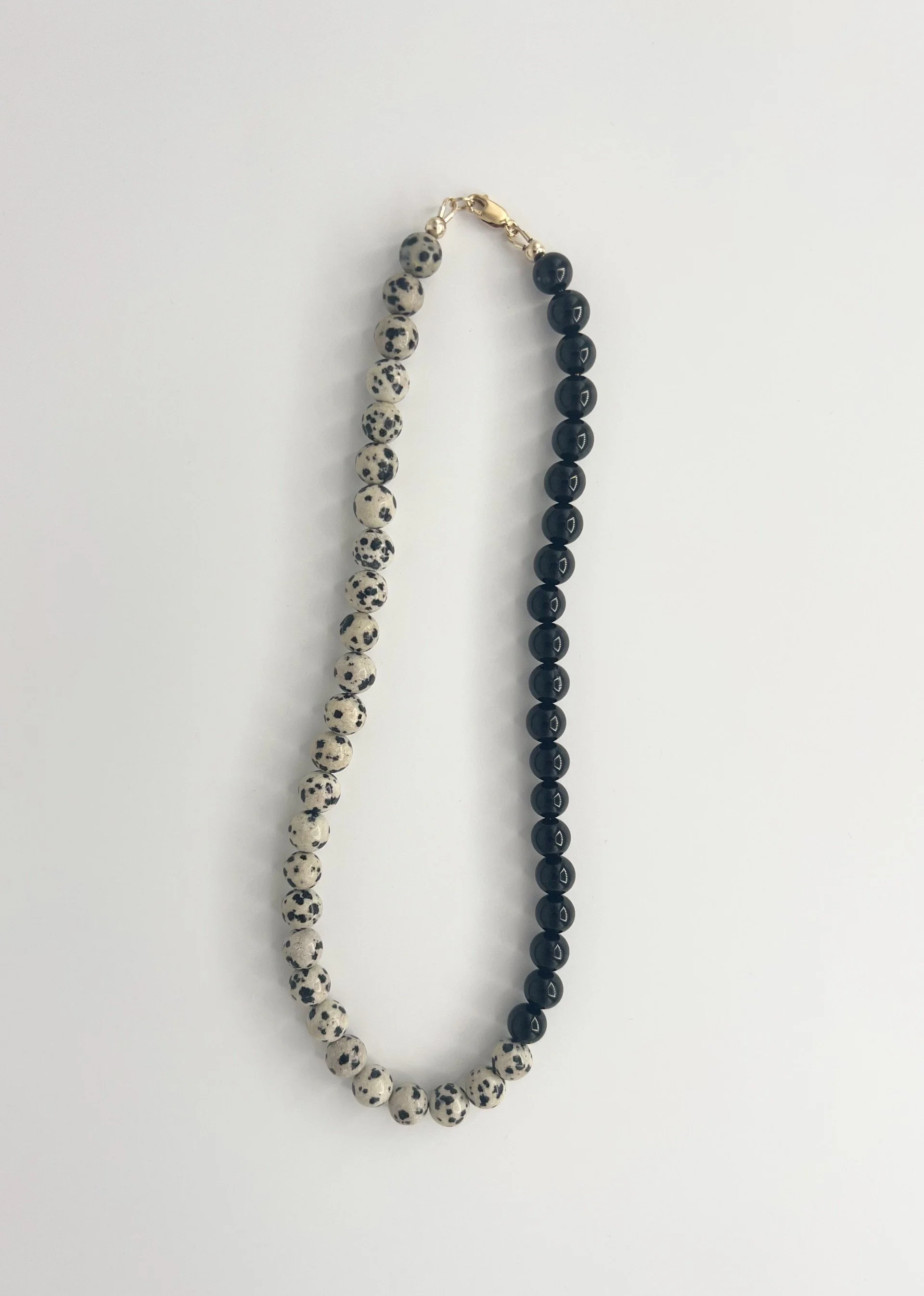 Dalmatian & Onyx Necklace2£35.jpg
