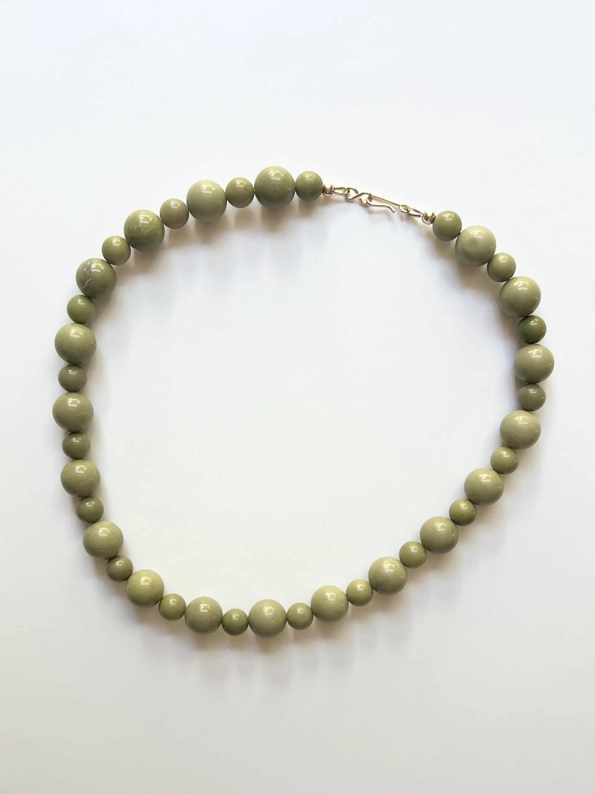 Avocado Jasper Mix Necklace3.jpg
