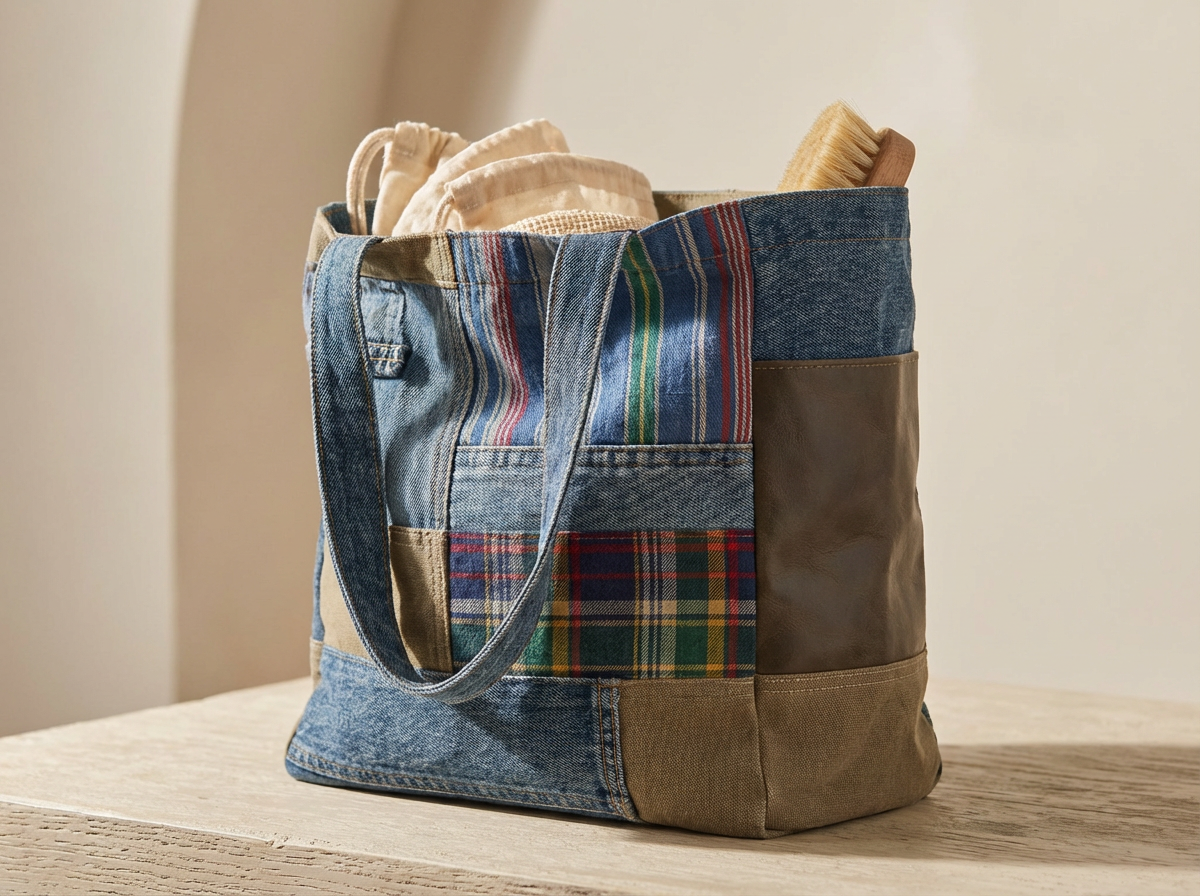 Upcycled Shopping Bag