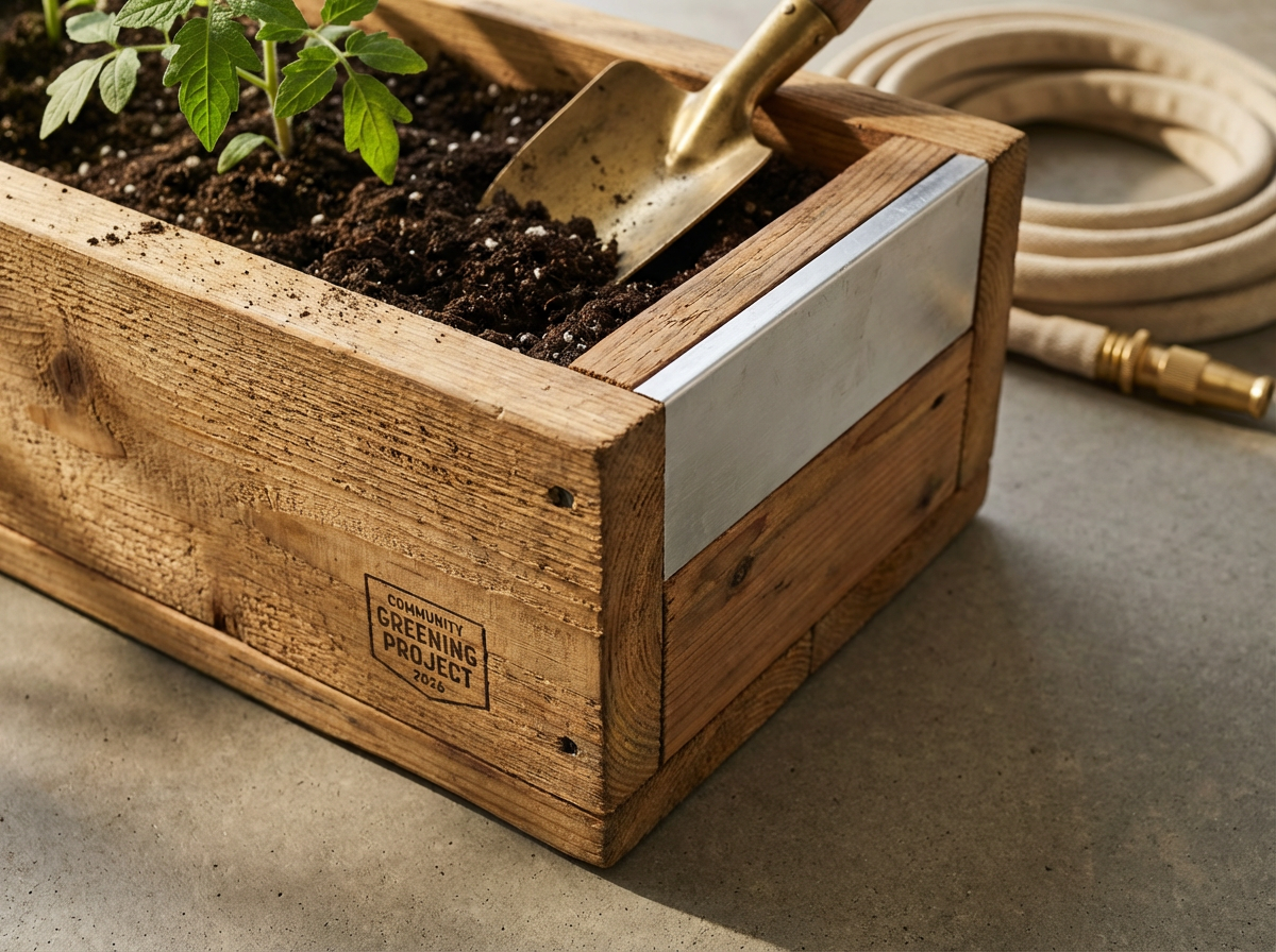 Wooden Garden Planter