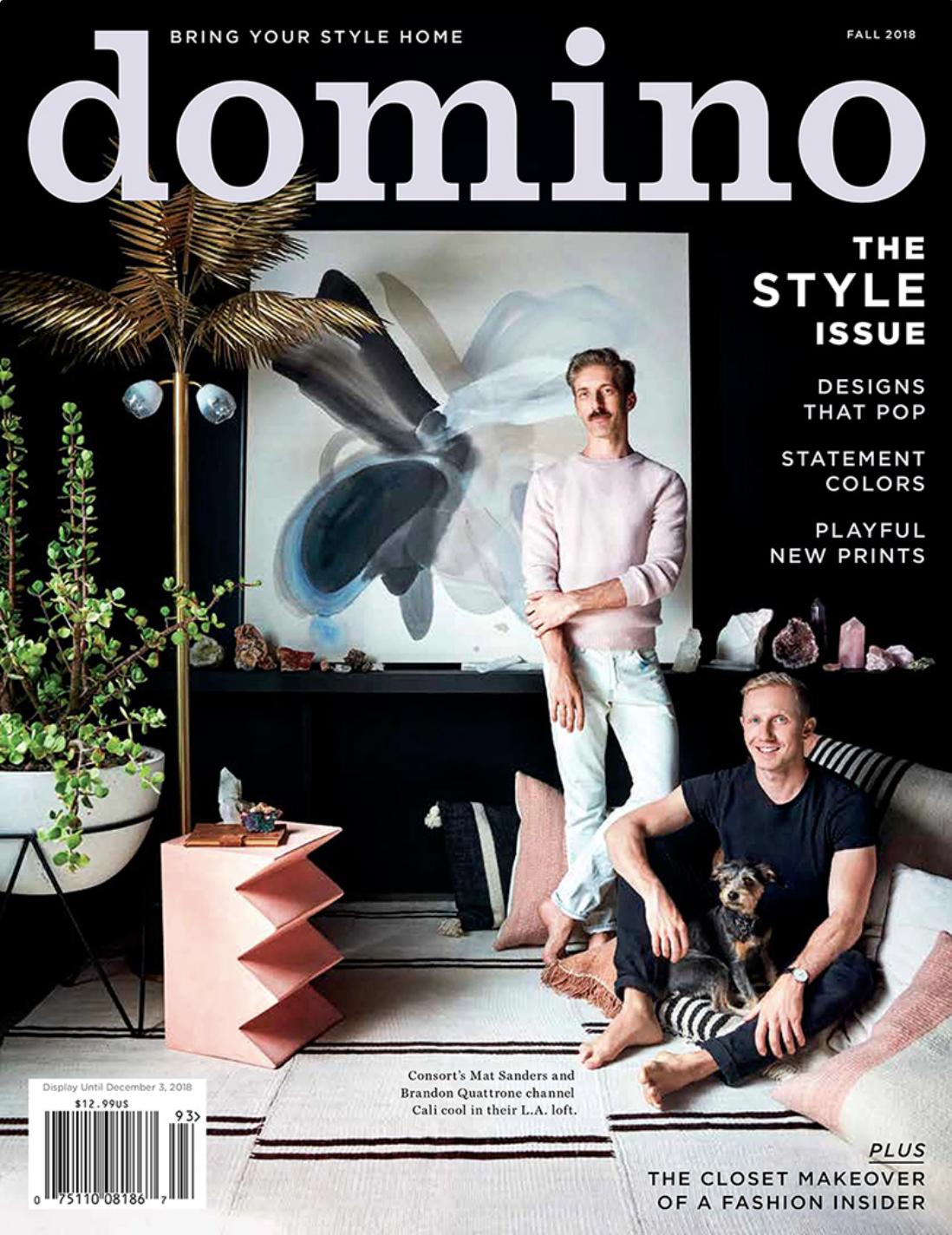 Pila &amp; Sendero on the cover of Domino Magazine.