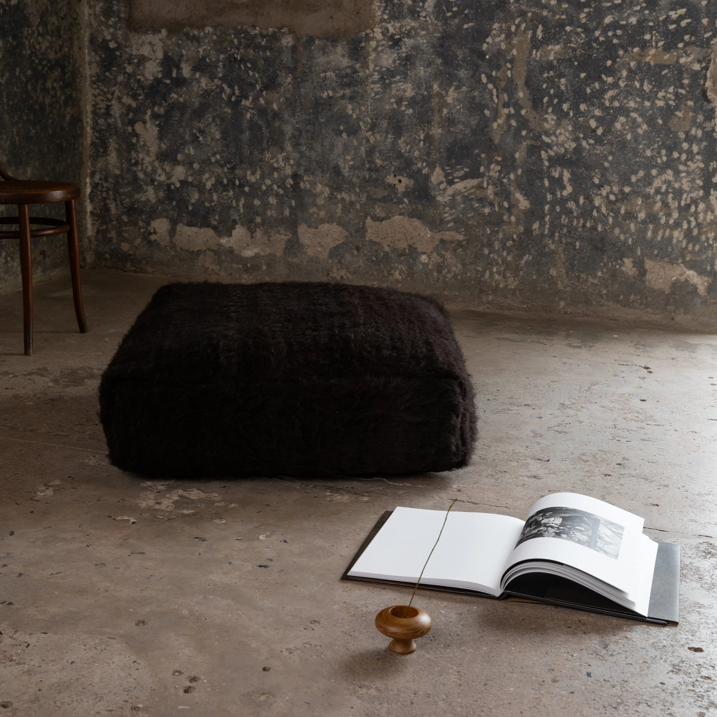 Suma Floor Cushion Brown