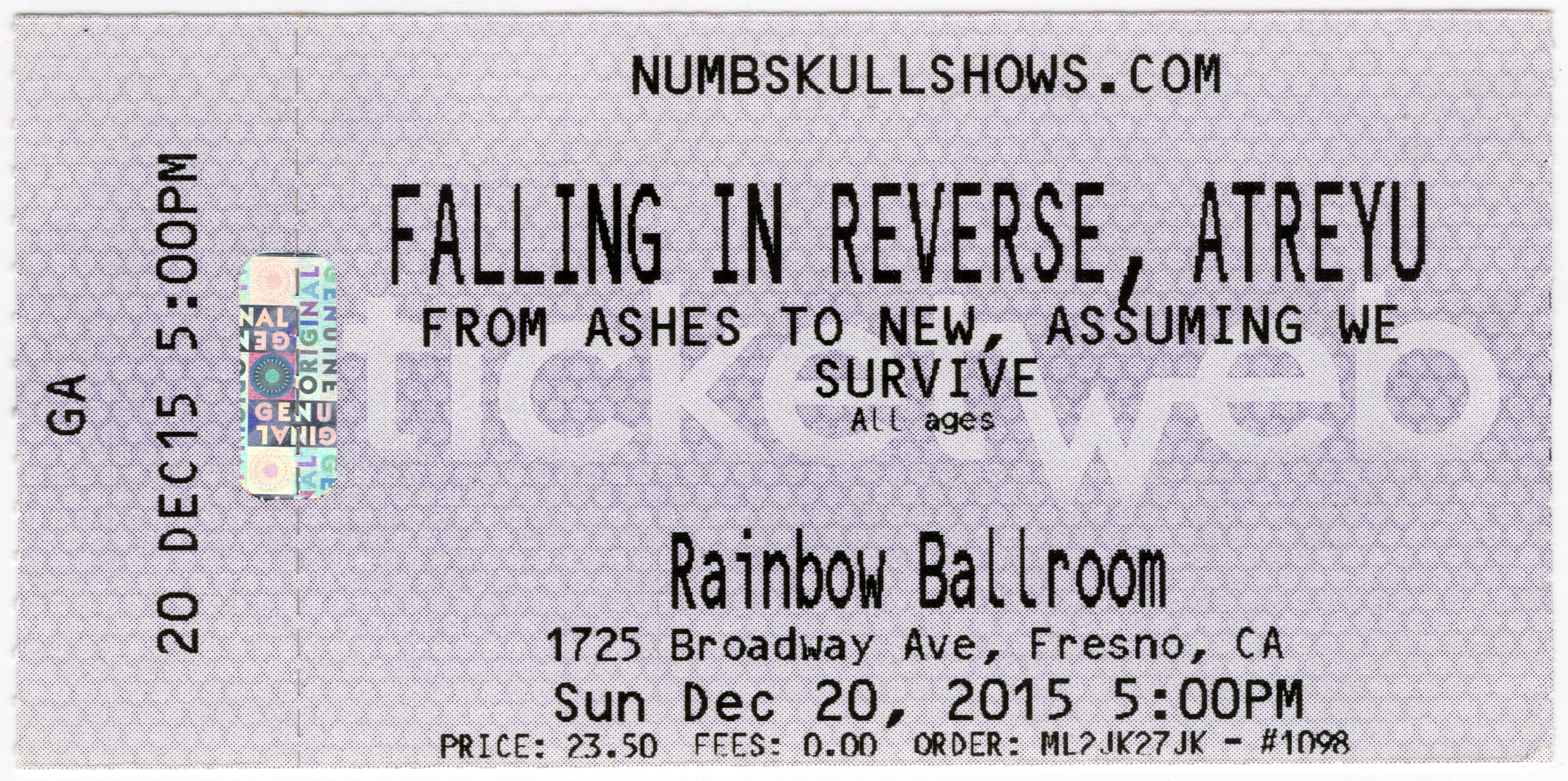 Falling in Reverse