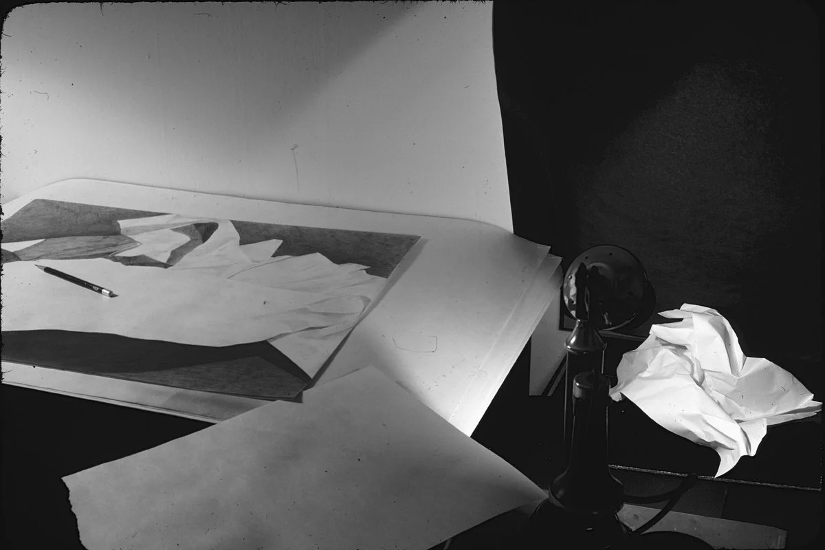 Photo while in progress. (Slide scan)
