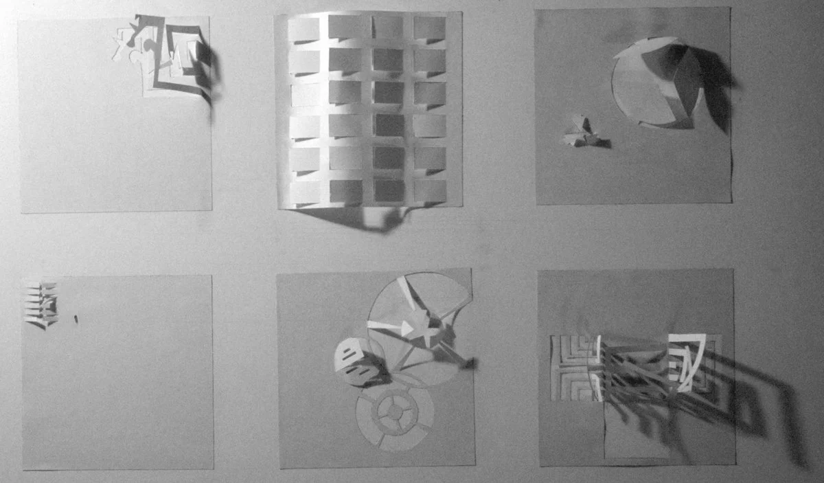 Cut paper. (Slide scan)