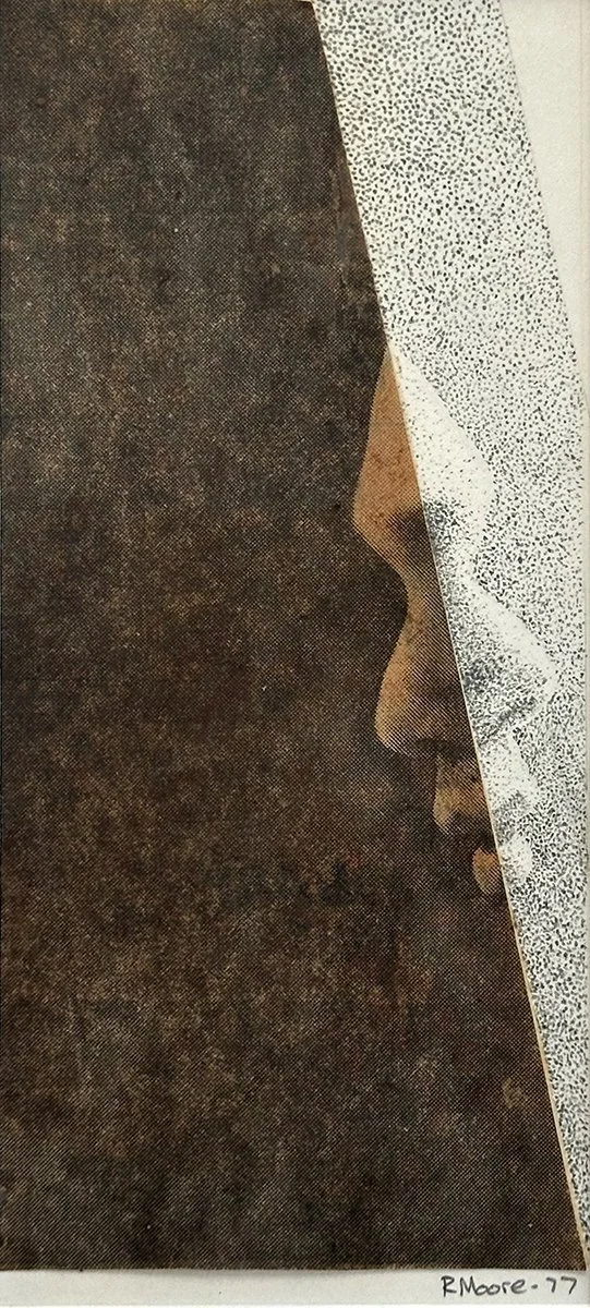 Newsprint and ink.