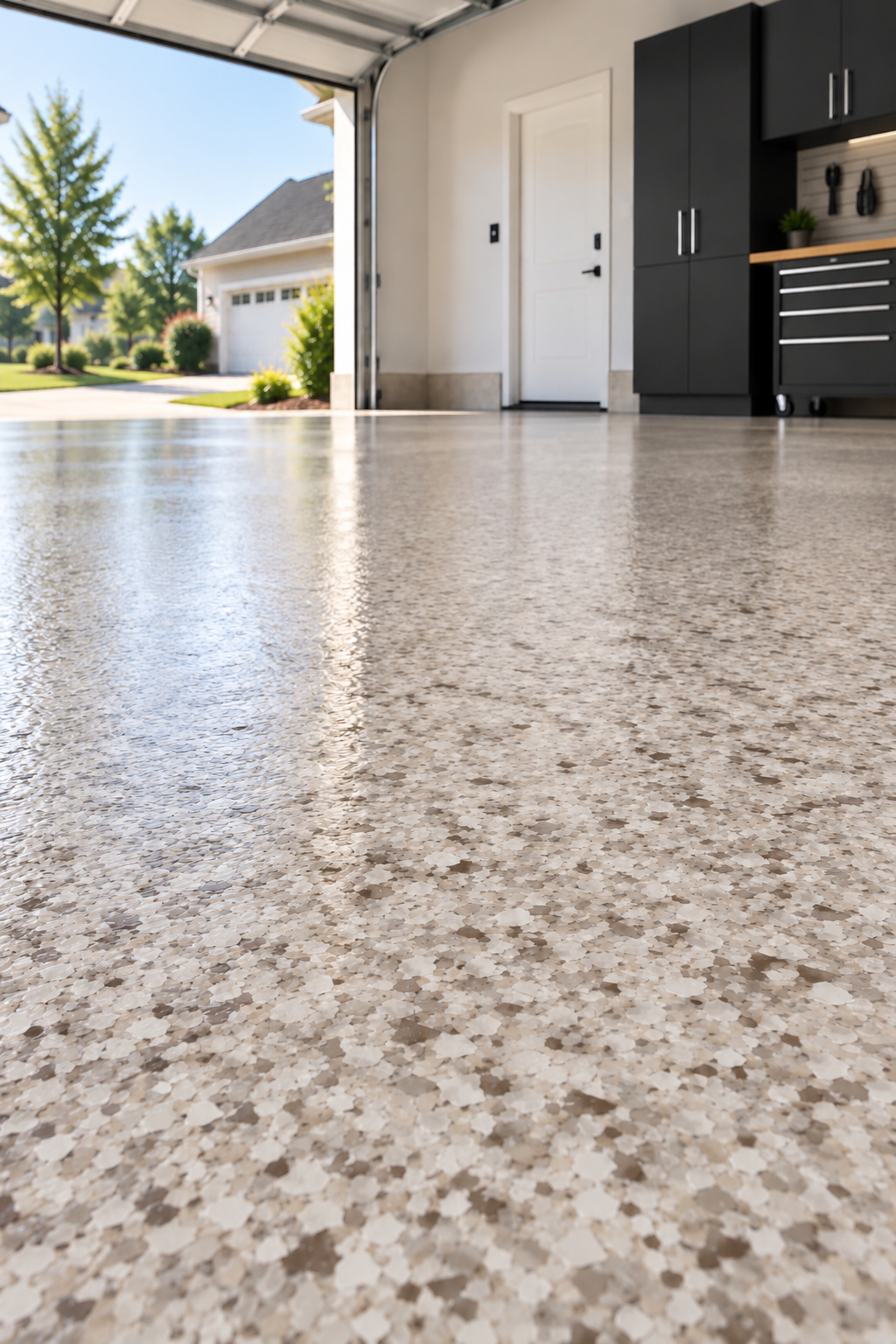 Flake Garage Floor Coating
