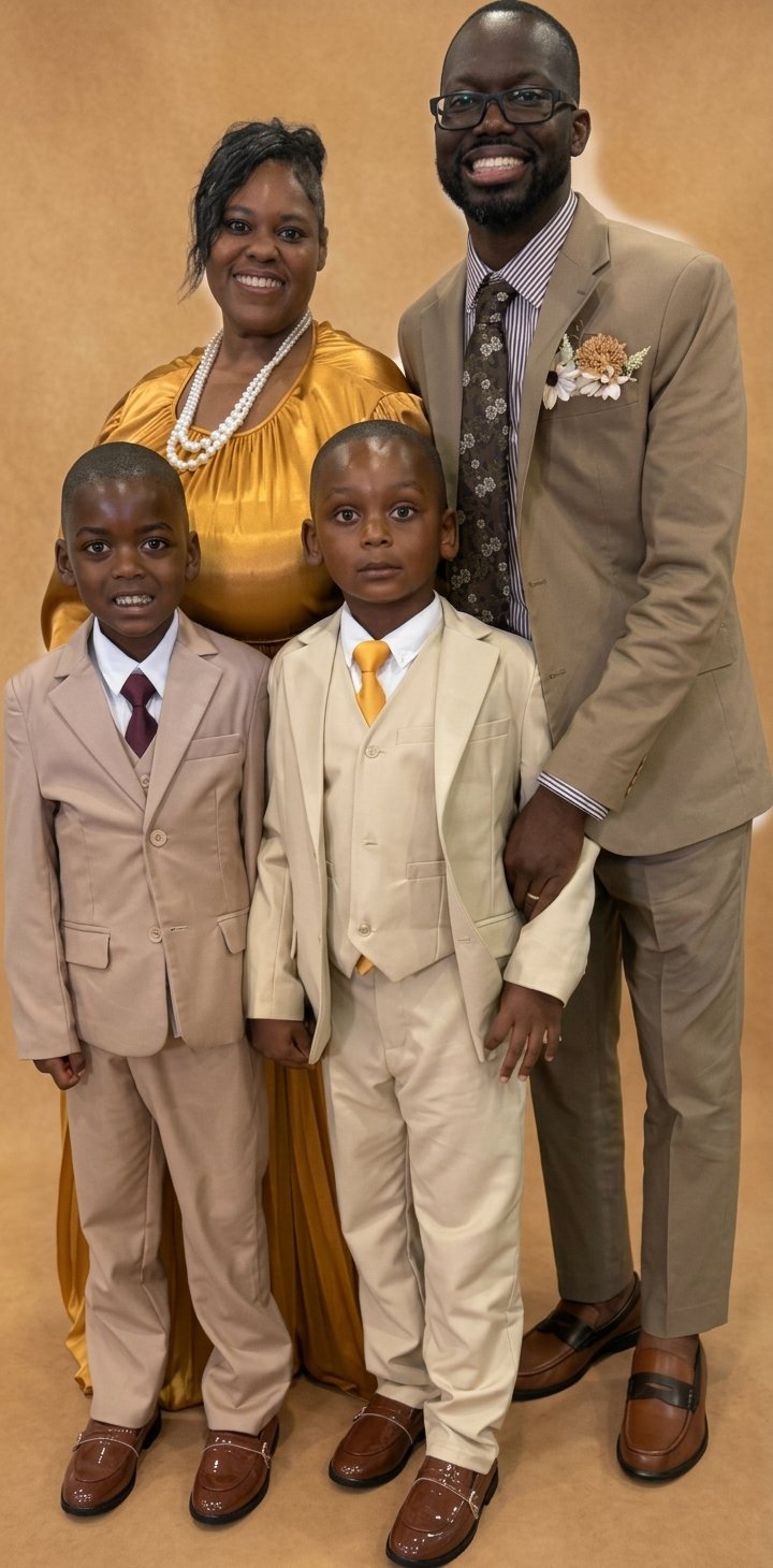 Pastors Jay and Dawn Branch, with family at Lion of Judah Community Church.