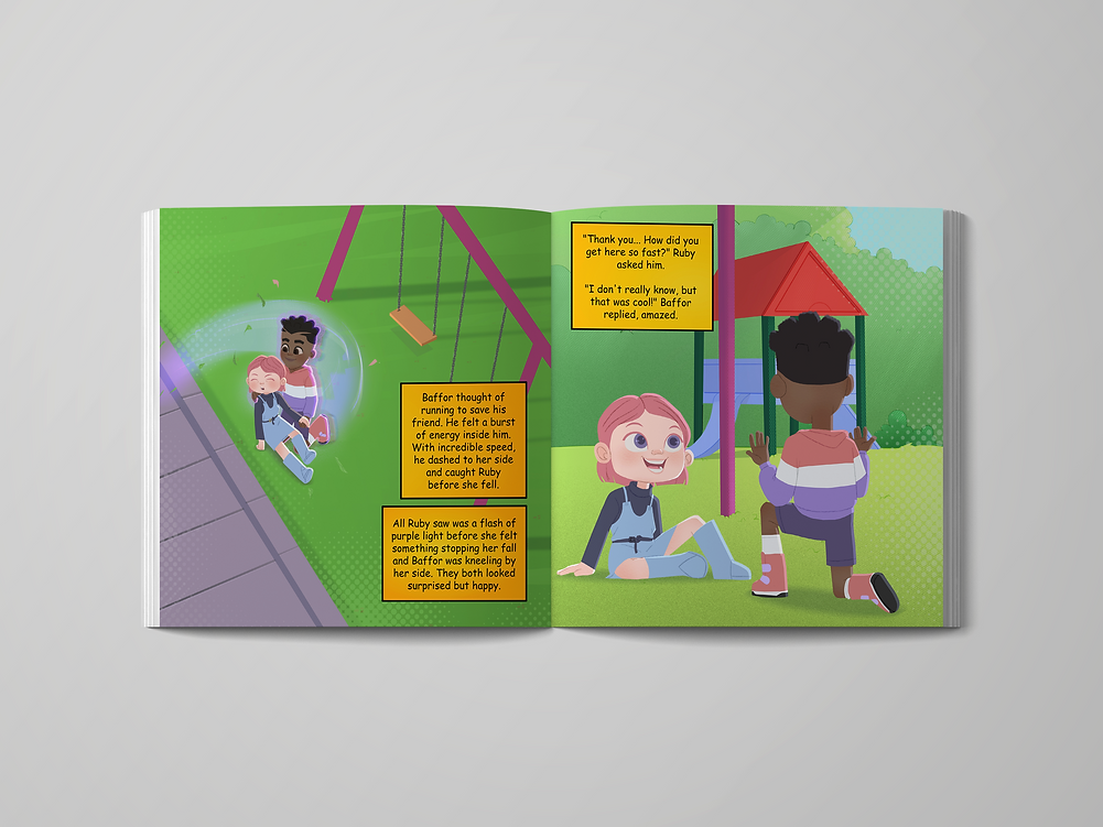 bold kids the origin book opened