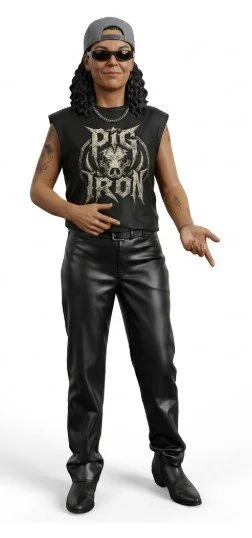 Z Pig Iron Drummer Action Figure