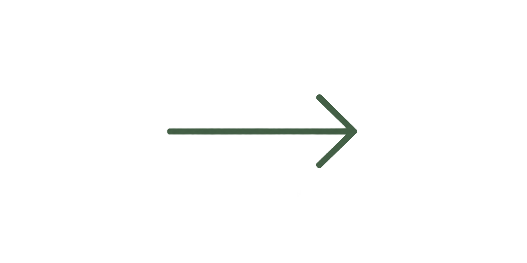 Black arrow pointing to the right, against a white background.