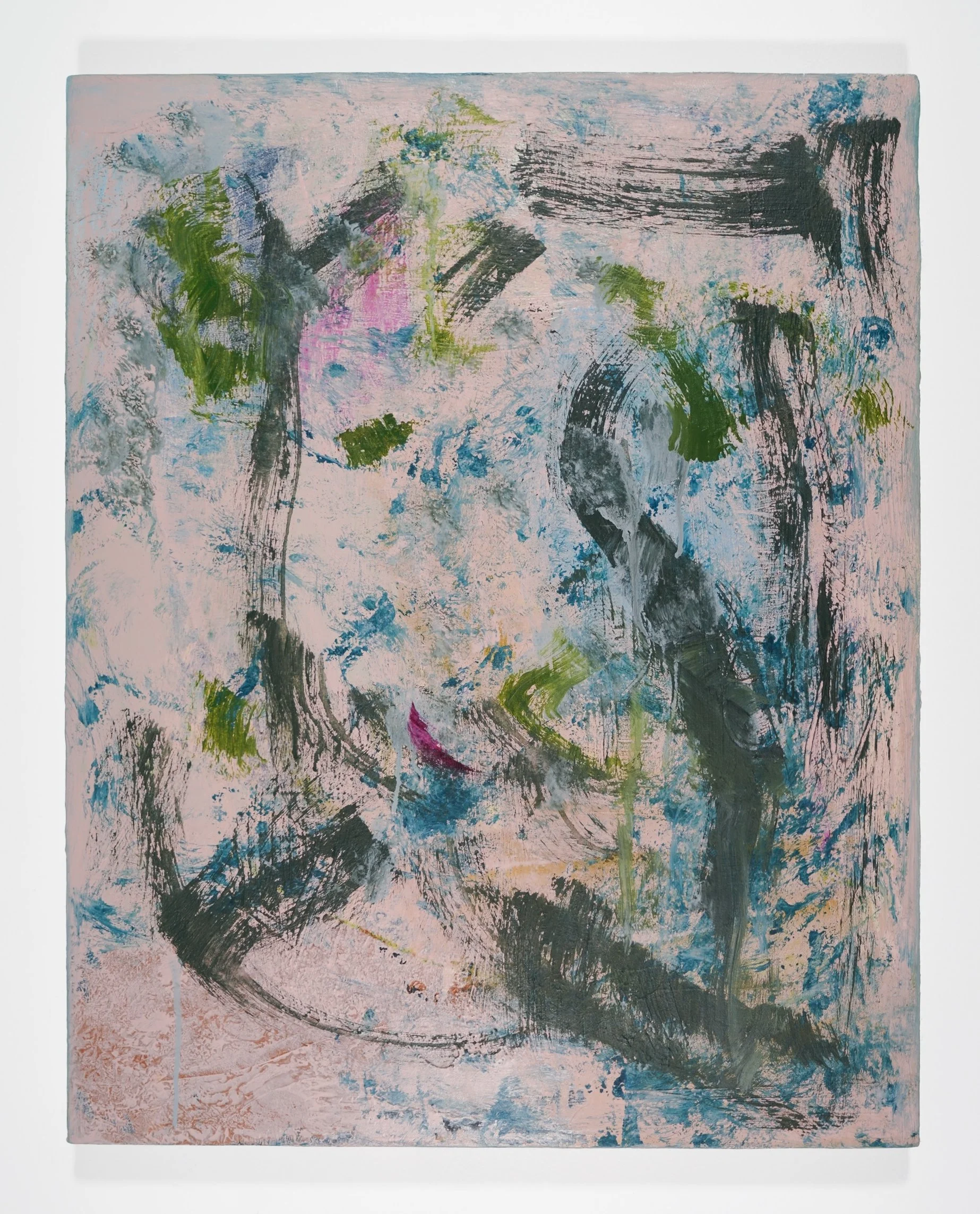 Open Remains
32 x 28  inches
acrylic and soft pastel on canvas
2025