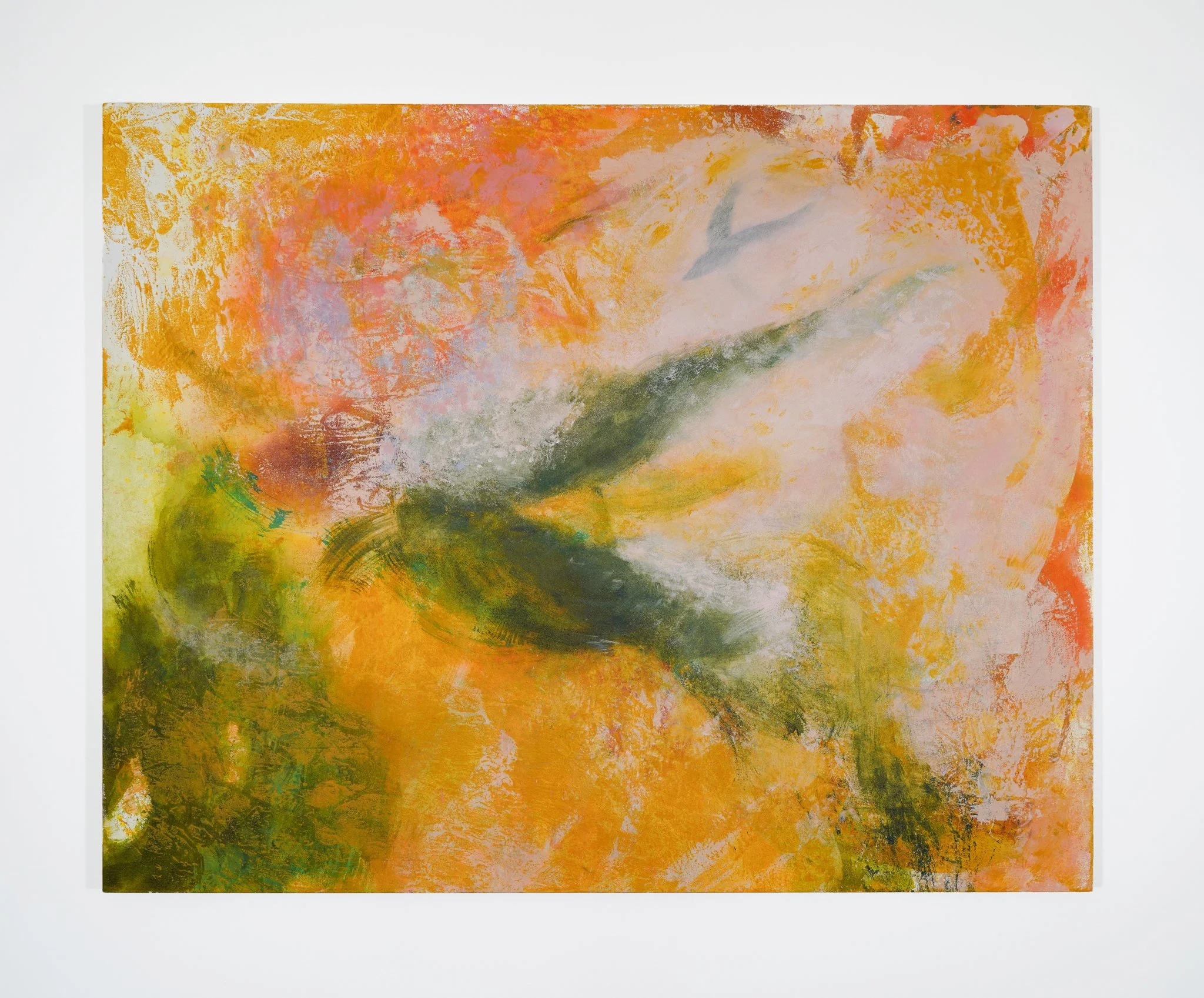 Signal Orchard 47 x 59 inches acrylic, pumice gel and soft pastel on canvas 2026