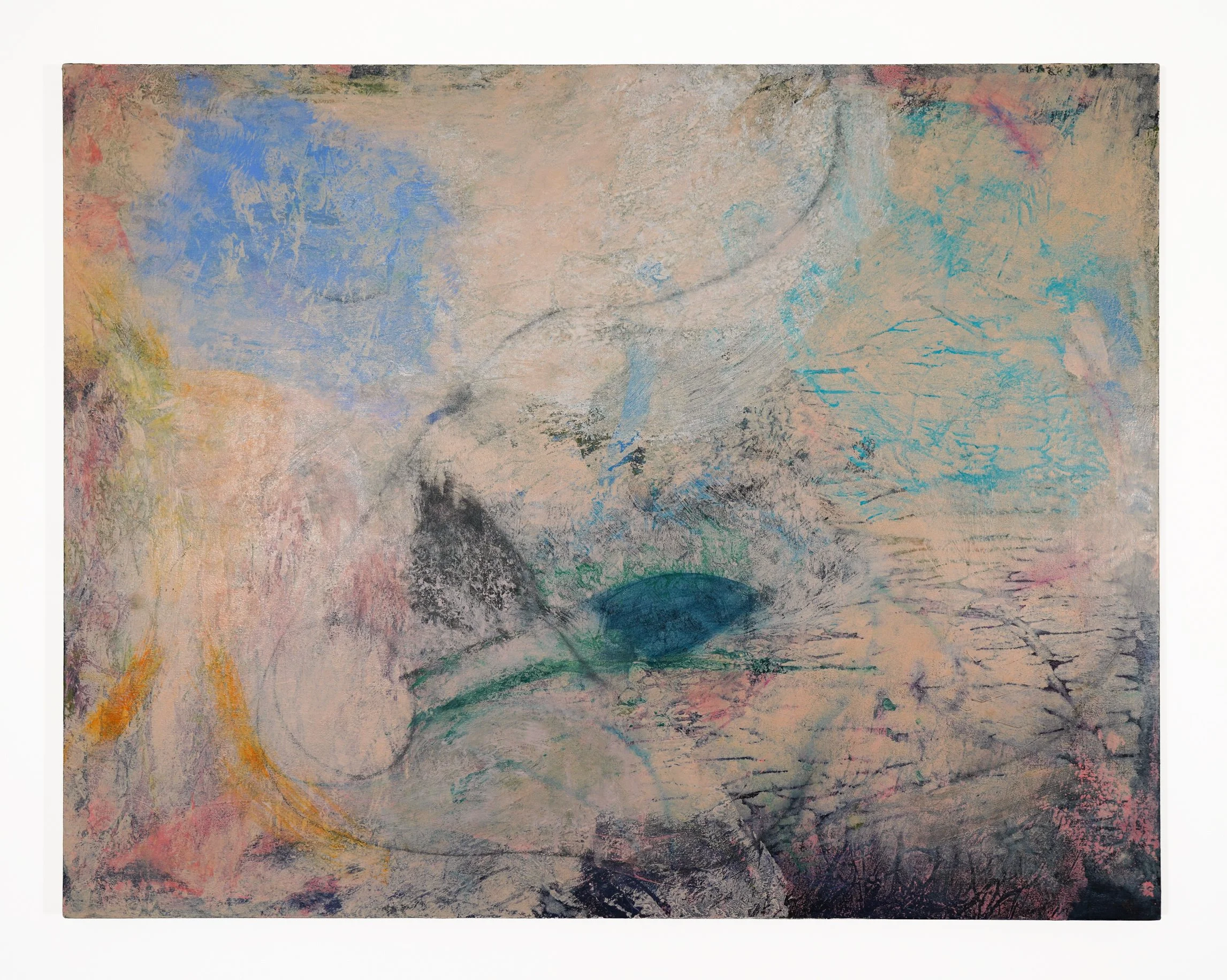 Drift Index
Acrylic and pastel on canvas,
46 x 59  inches,
2026
