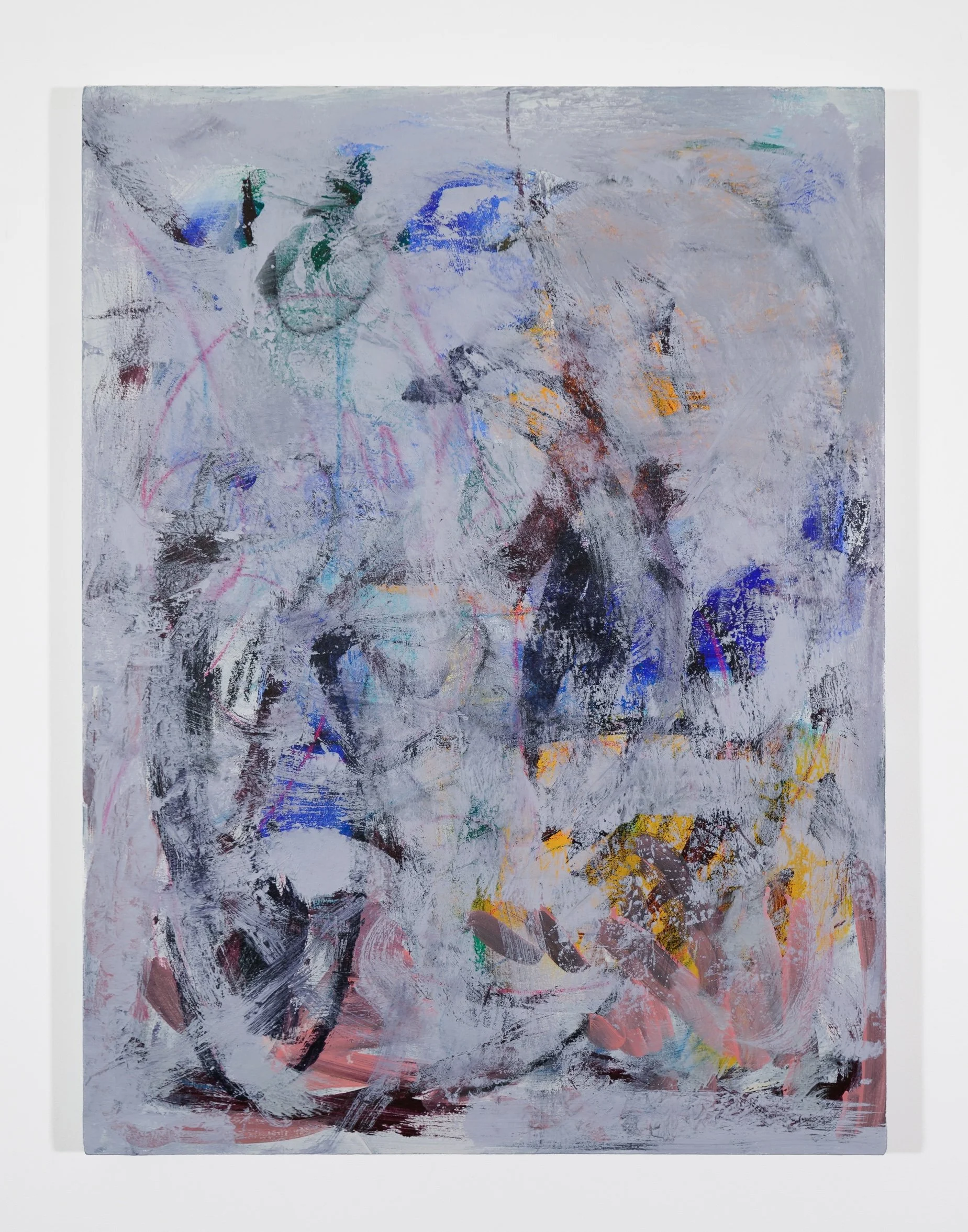 Weather Trace
43 x 30 inches
Acrylic, pastel on canvas
2025