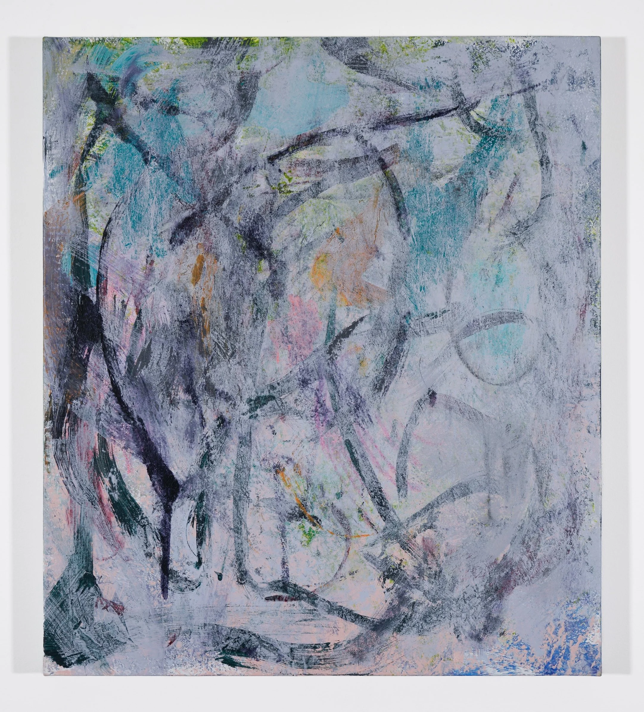 Dark Current
32 x 28 inches
Acrylic, pastel on canvas
2025