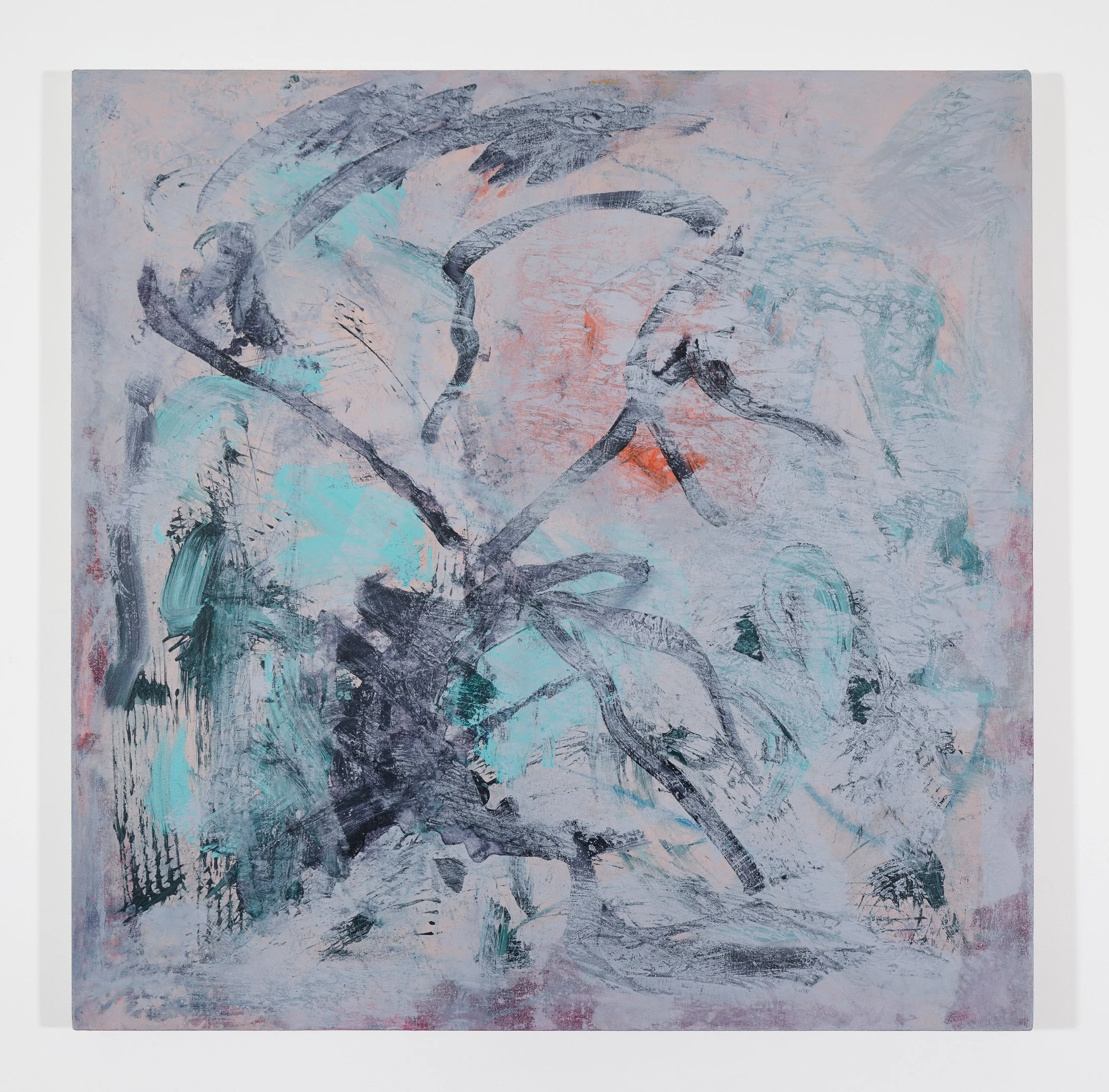 Ghost Measure
36 x 36 inches
acrylic, pastel on raw canvas
2025