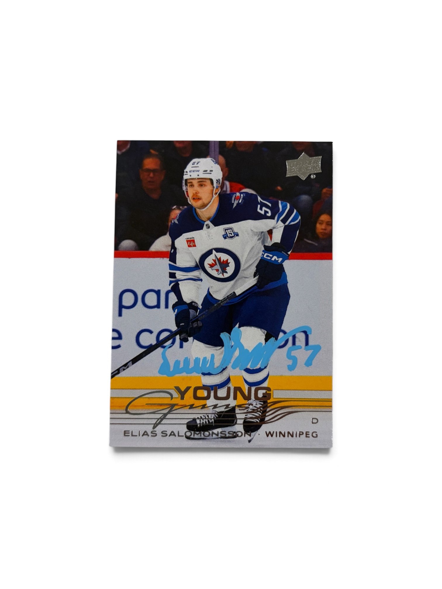 Elias Salomonsson Autographed Young Guns Winnipeg Jets