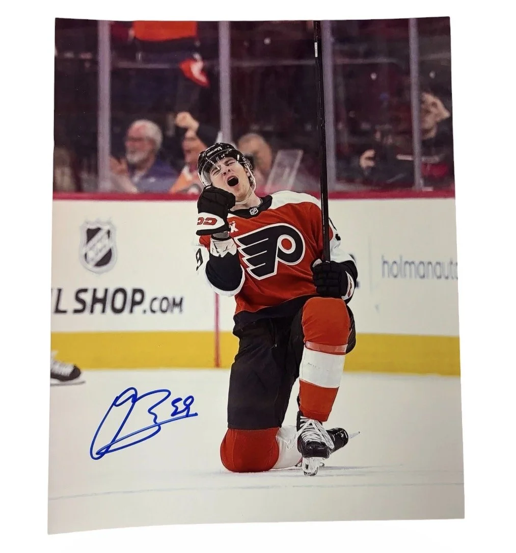 Oliver Bonk Autographed 8x10 Photo Philadelphia Flyers