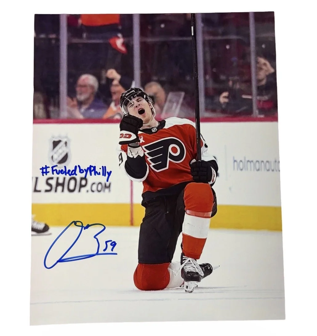 Oliver Bonk Autographed 8x10 Inscribed Photo Philadelphia Flyers