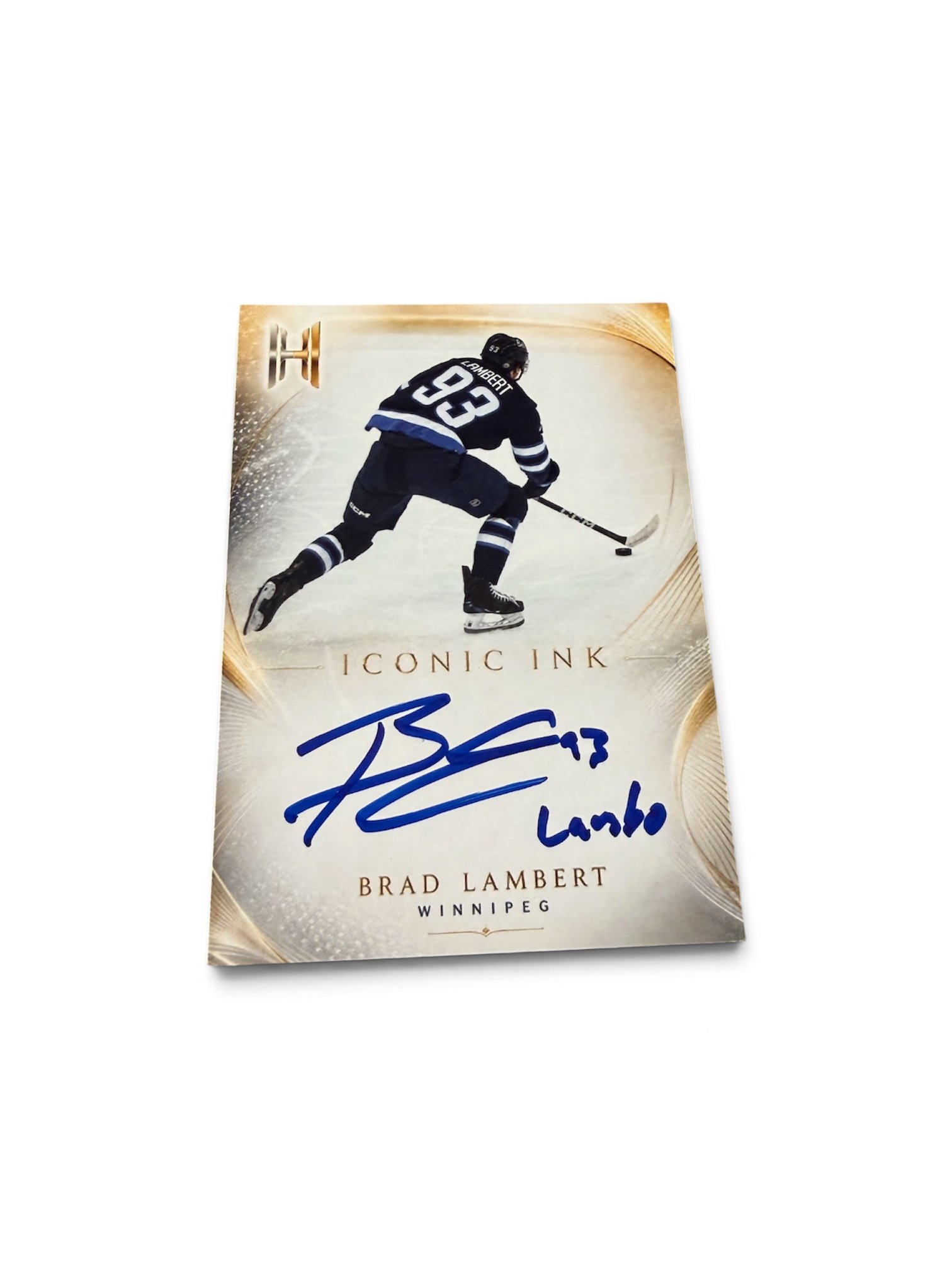 Brad Lambert Custom Card Fan Art /10 Winnipeg Jets