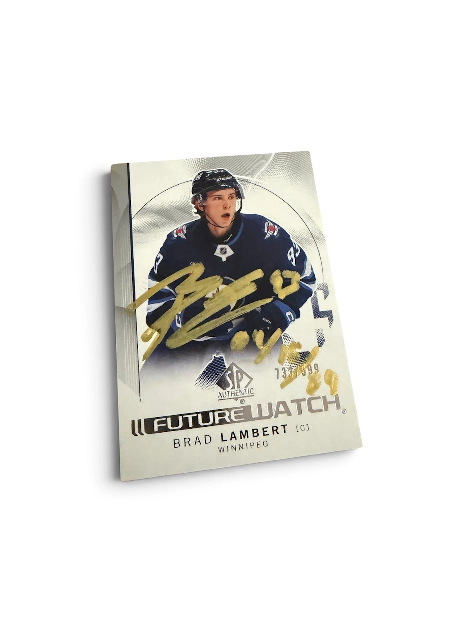 Brad Lambert Inscribed Autographed Future Watch /999