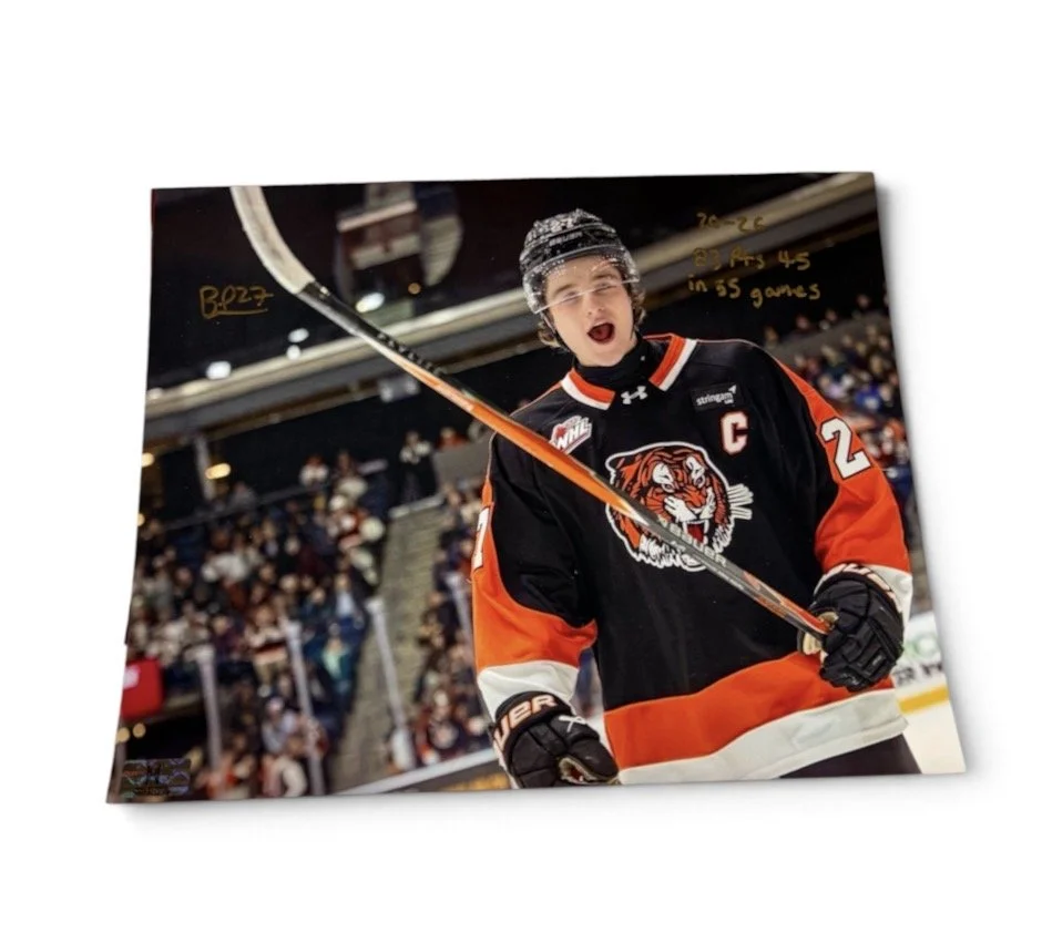 Bryce Pickford Autographed 8x10 Montreal Canadiens / Medicine Hat Tigers