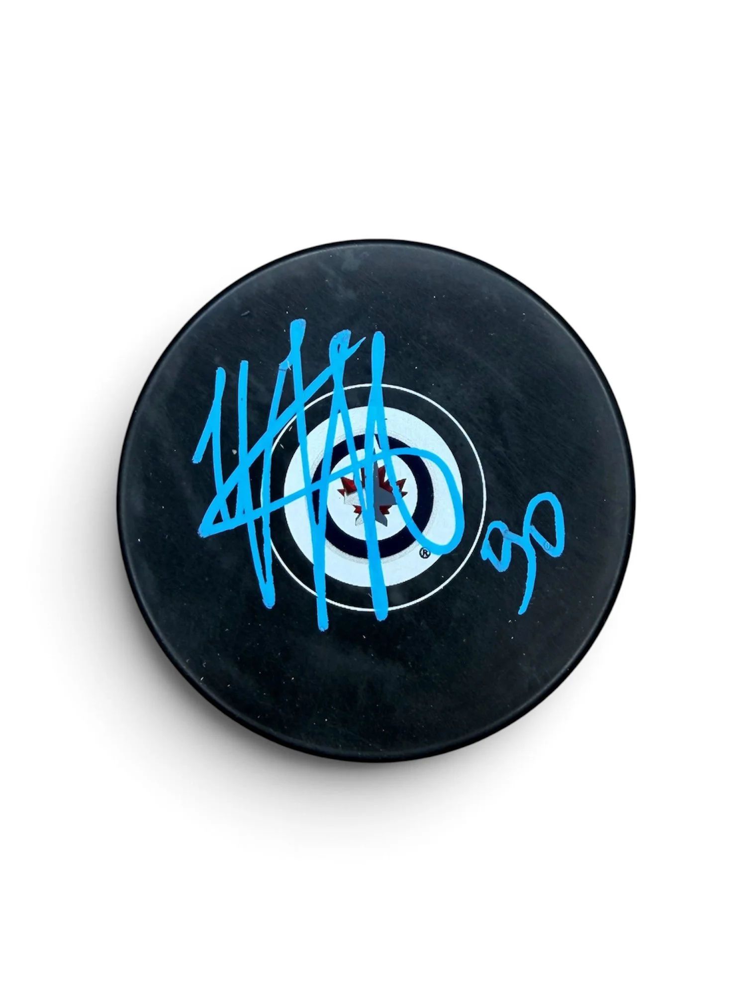 Nikita Chibrikov Autographed Puck Winnipeg Jets