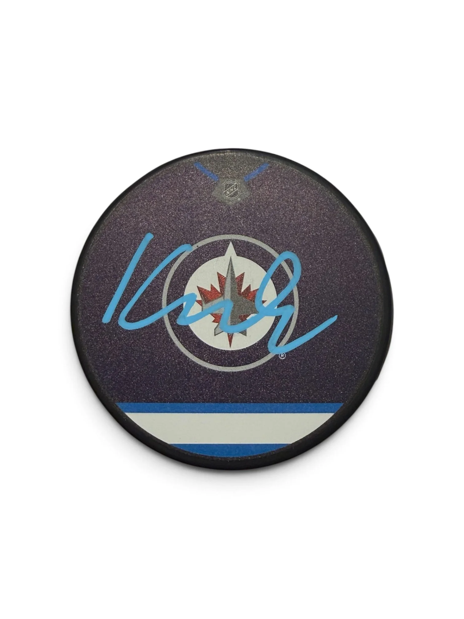 Kieron Walton Autographed Puck Winnipeg Jets