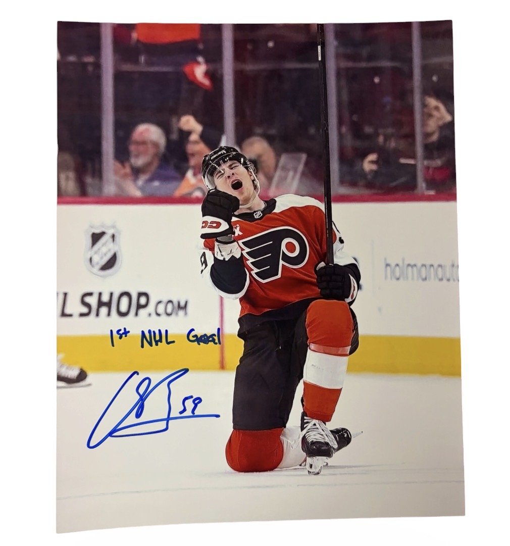 Oliver Bonk Autographed 8x10 Inscribed Photo Philadelphia Flyers