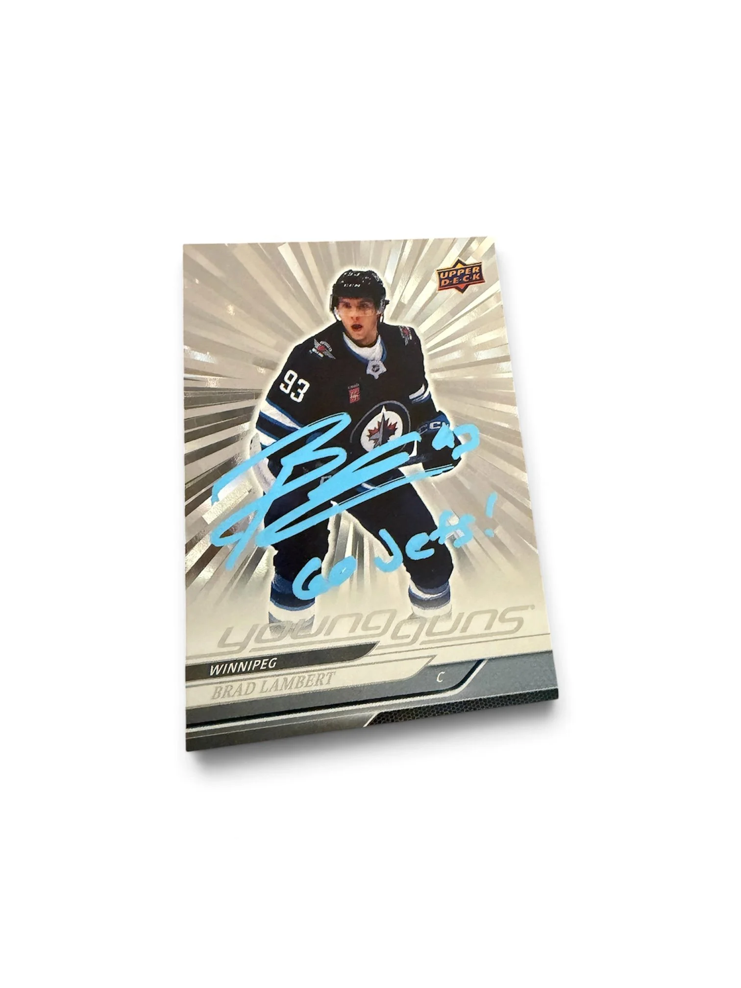 Brad Lambert Autographed Inscribed Young Guns Outburst