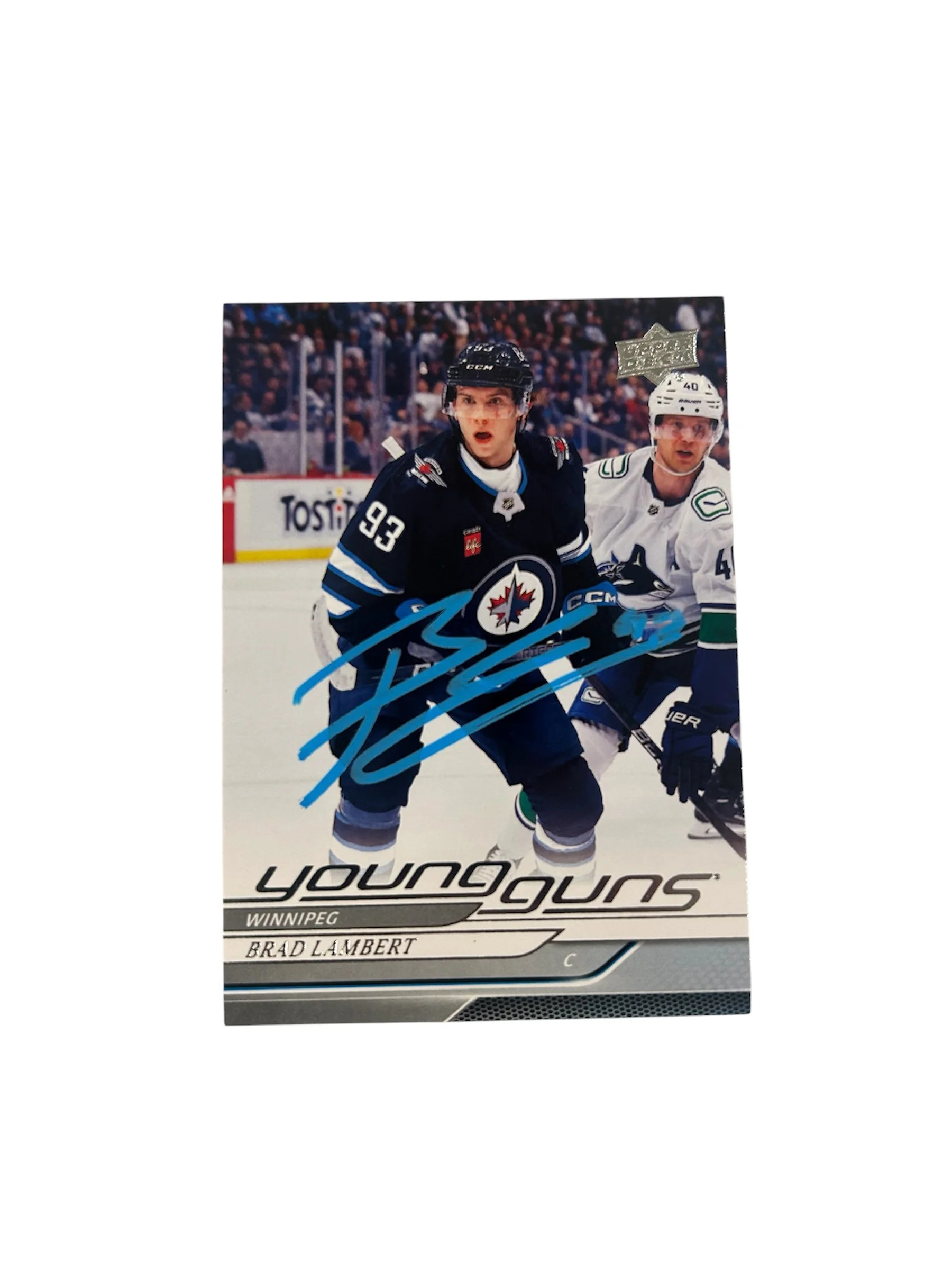 Brad Lambert Autographed Young Guns Winnipeg Jets