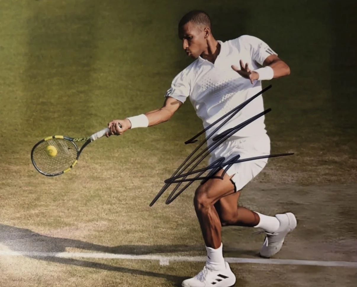Felix Auger Aliassime Autographed 8x10 Photograph