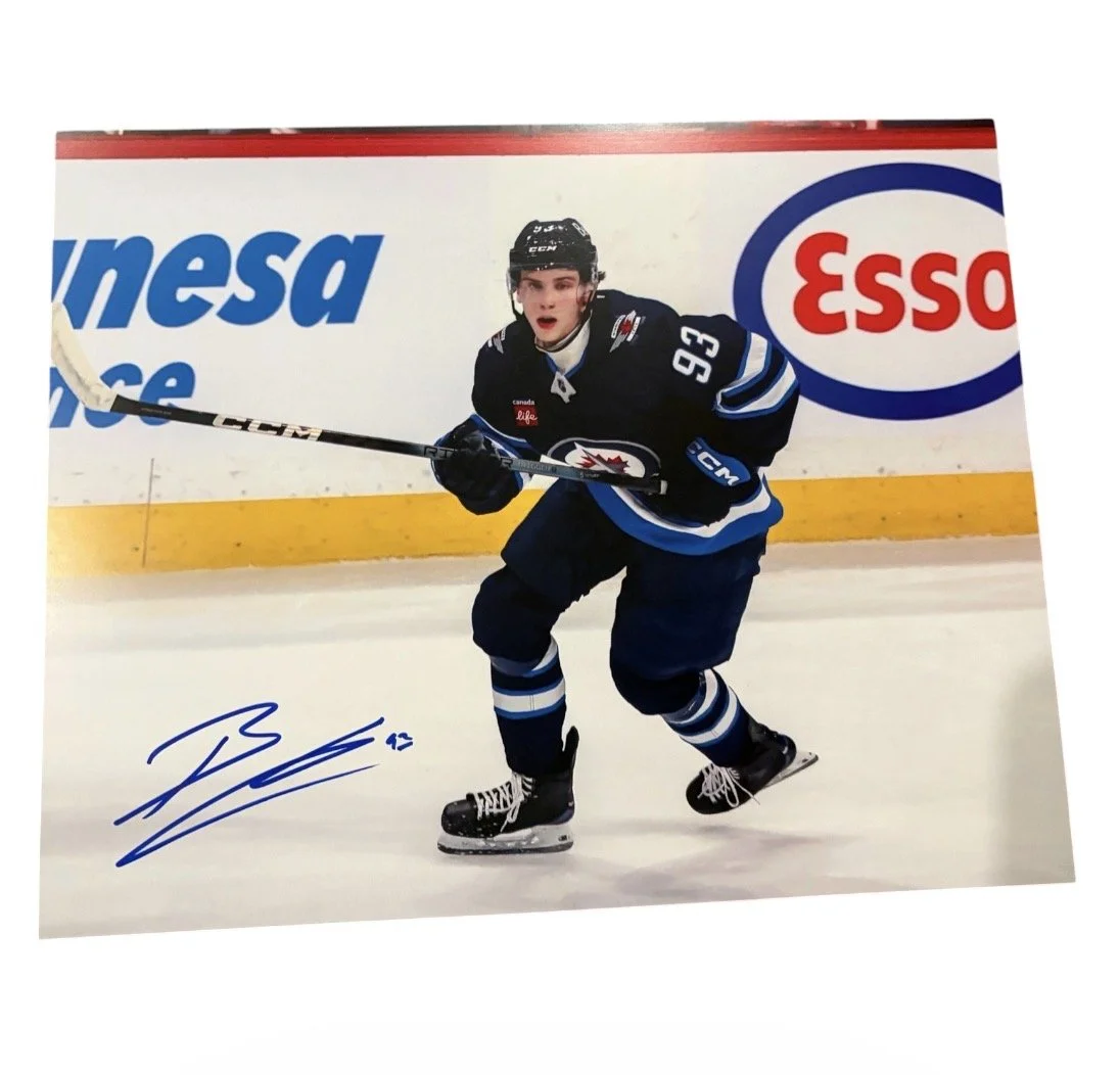 Brad Lambert Autographed 8x10 Photo Winnipeg Jets