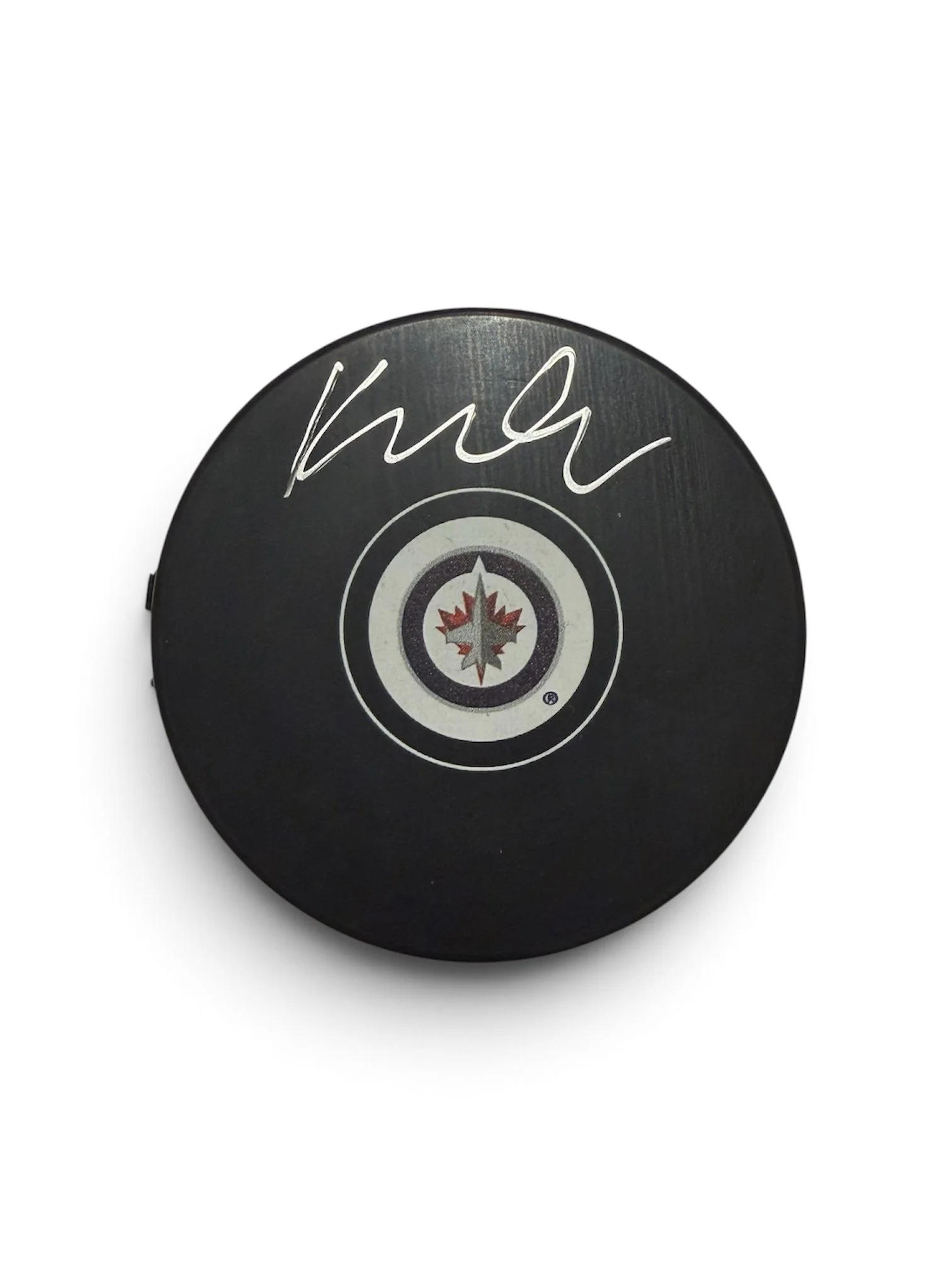 Kieron Walton Autographed Puck Winnipeg Jets