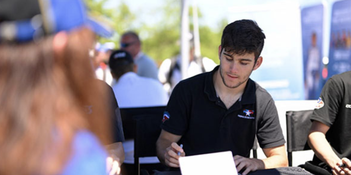 Nick d’Orlando during a USF2000 race weekend at Mid-Ohio