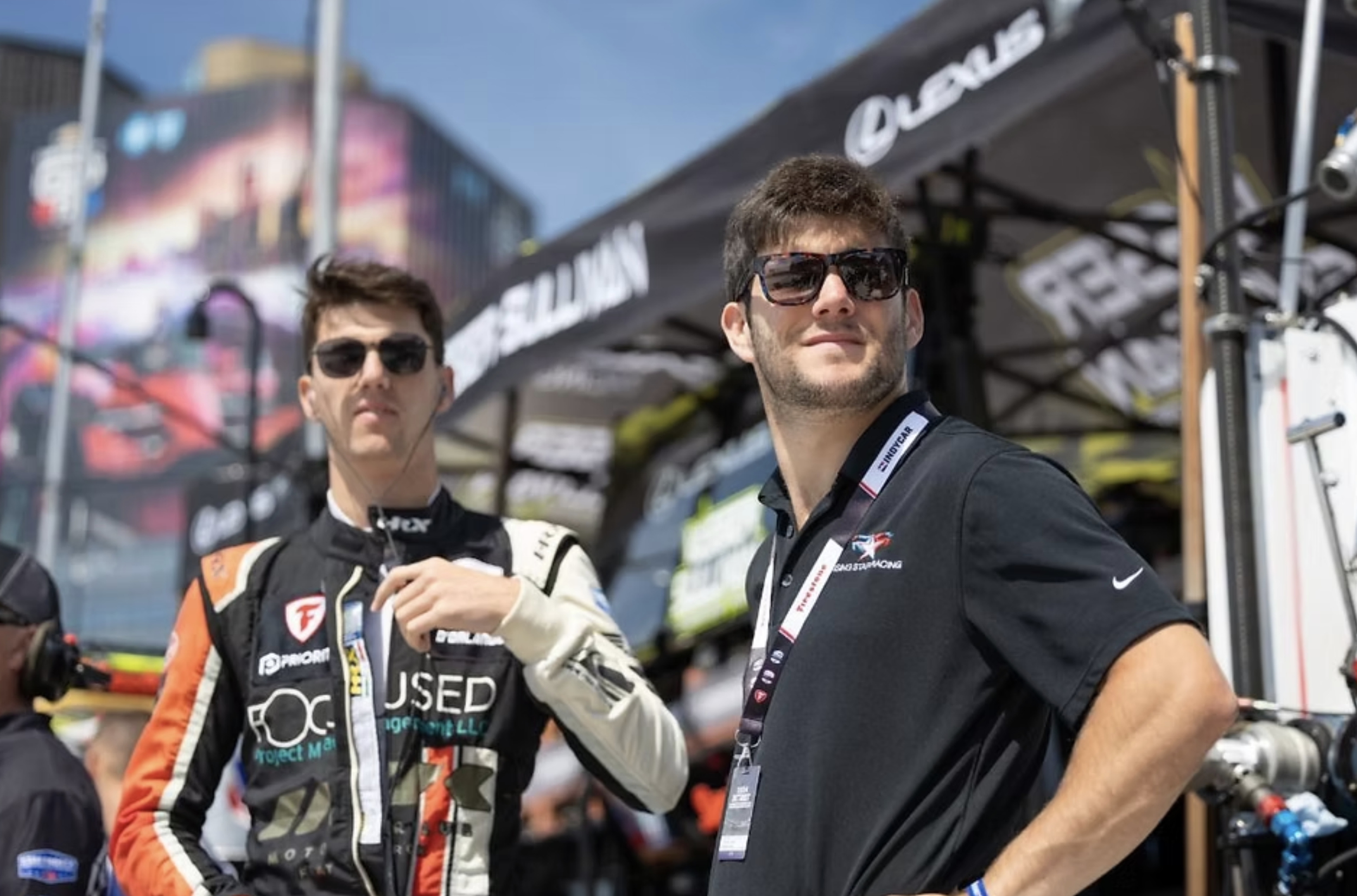 Nick and Michael d’Orlando professional motorsport drivers