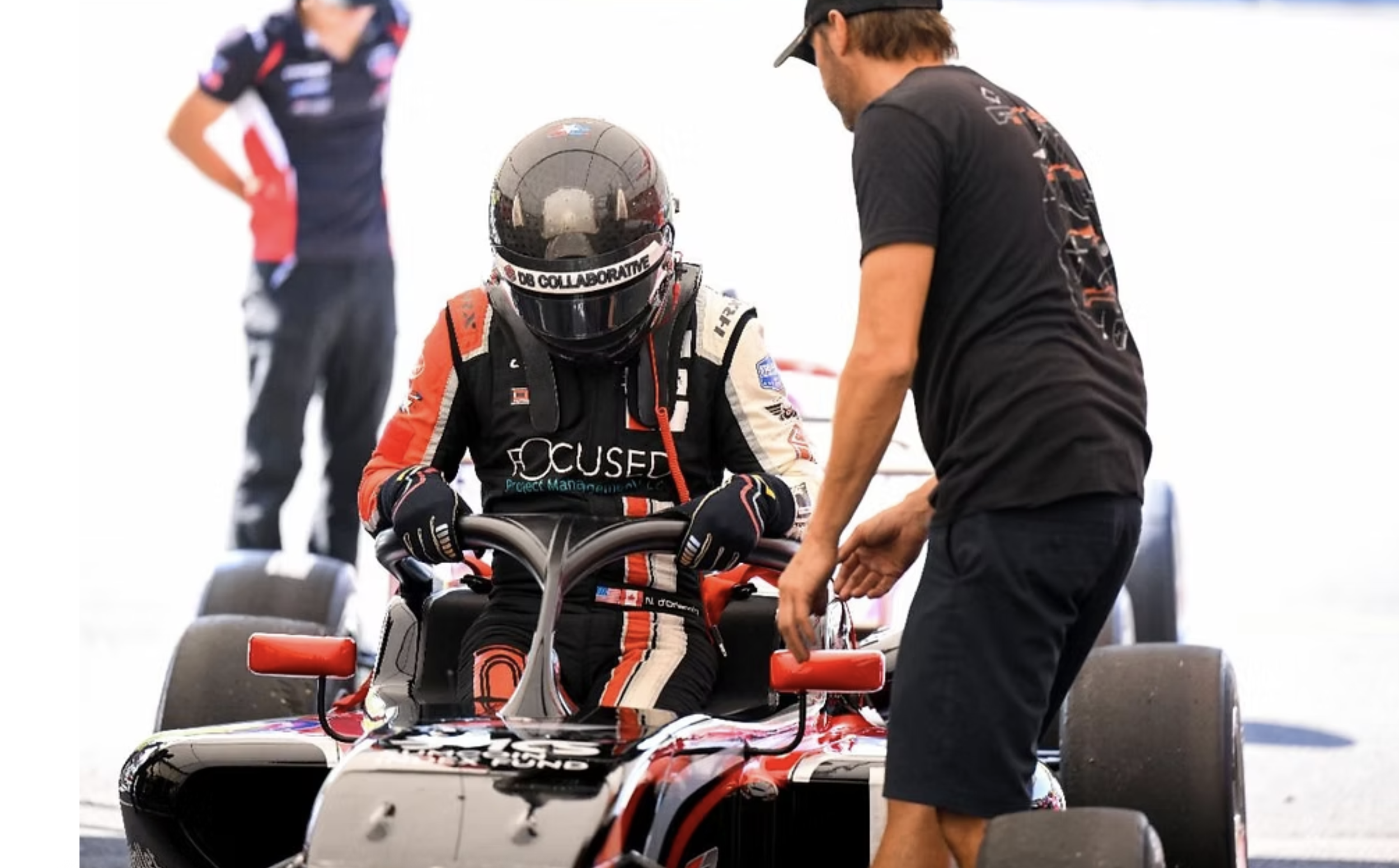 Nick d’Orlando competing in USF2000 at St. Petersburg