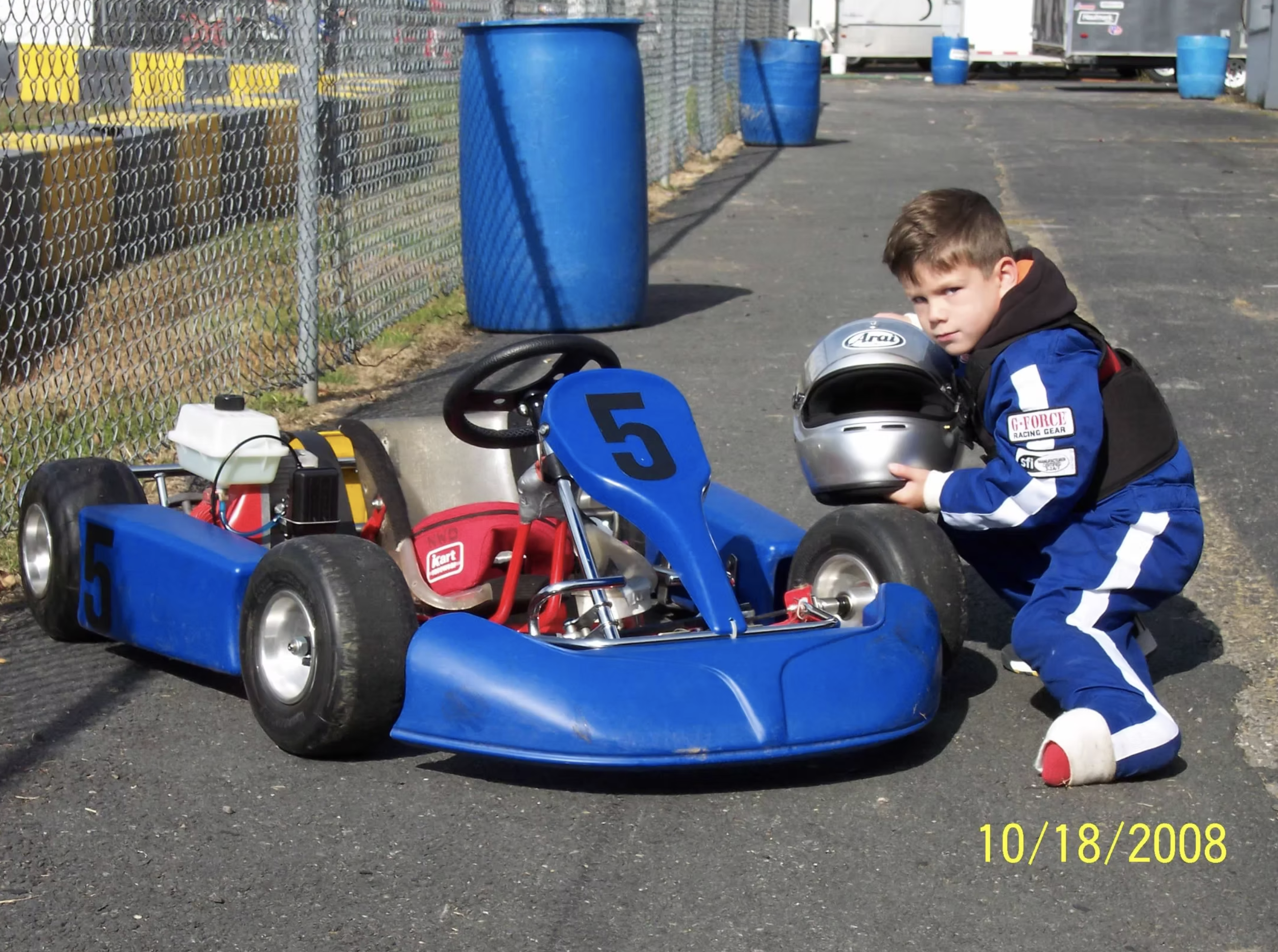 Young Nick d'Orlando professional driver